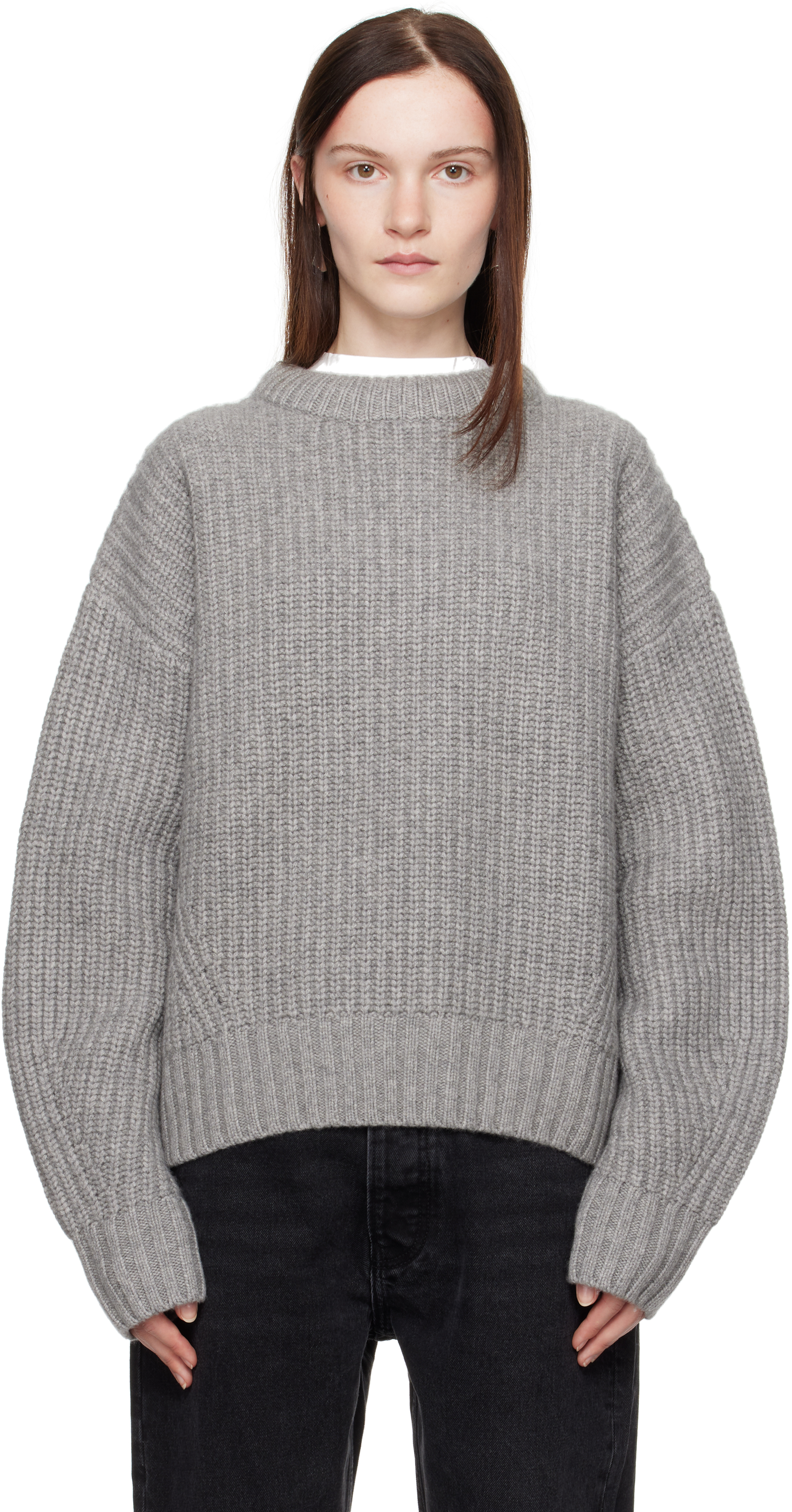 Gray Crewneck Sweater