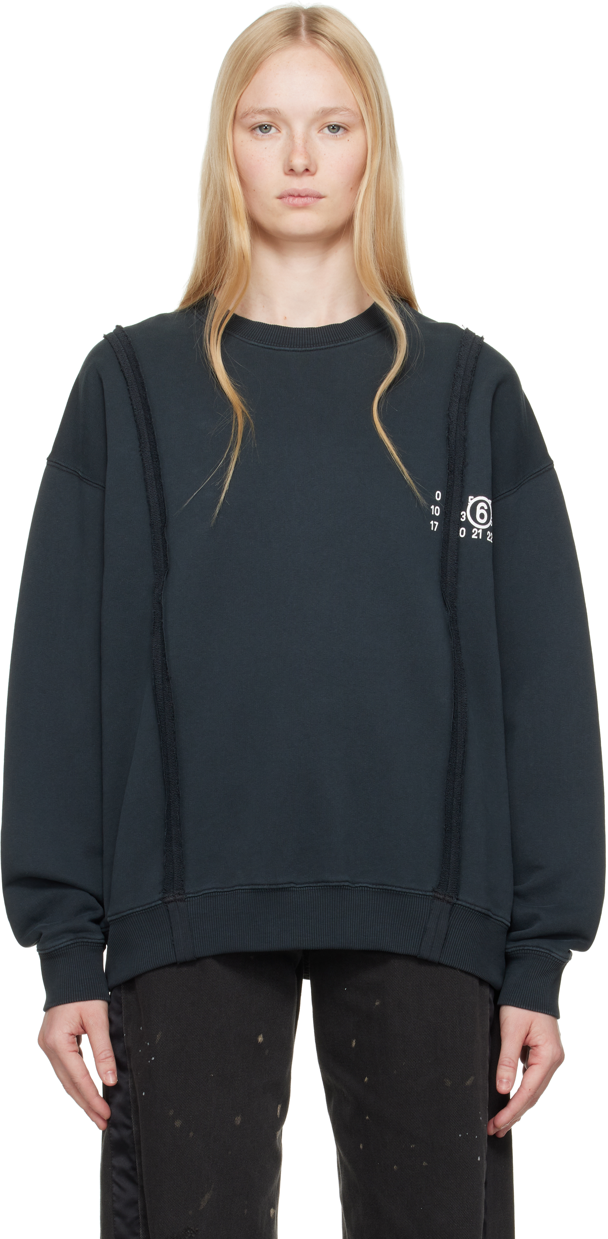 Black Ribbon Sweatshirt