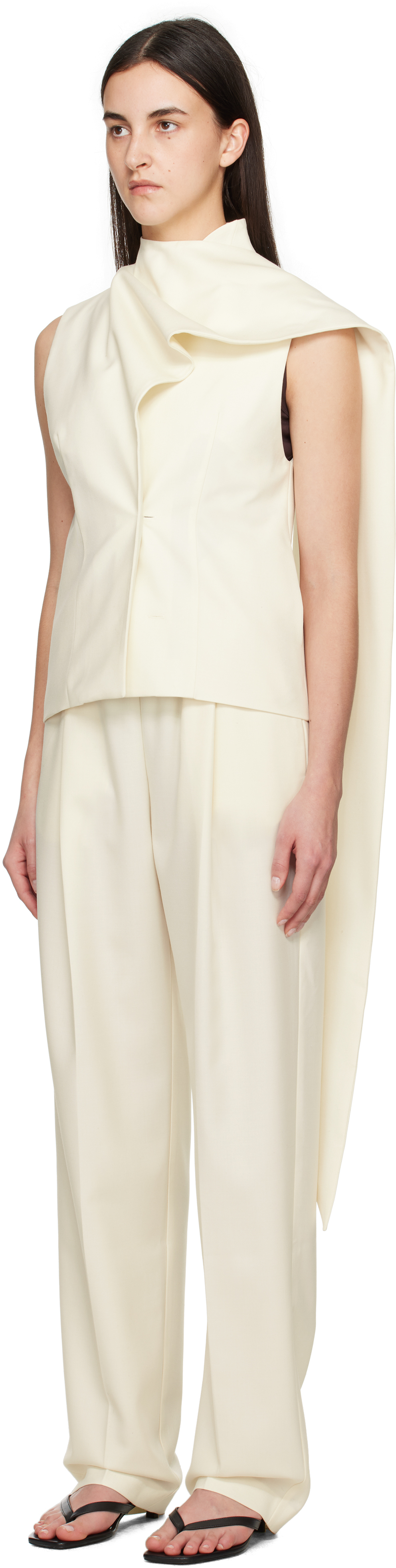 AYA MUSE OFF-WHITE LYRA TOP 