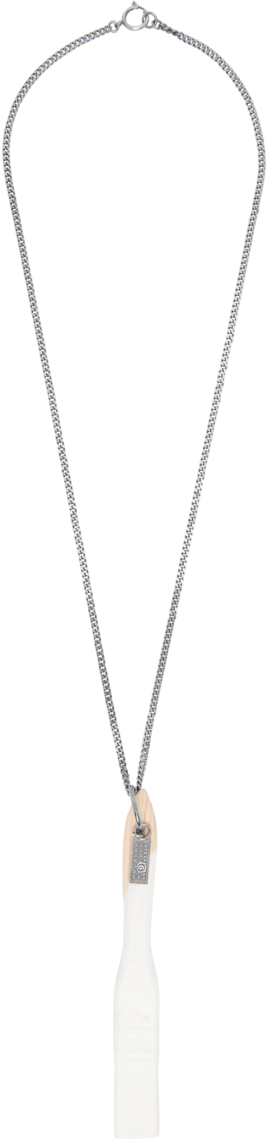 Silver Curb Chain Necklace
