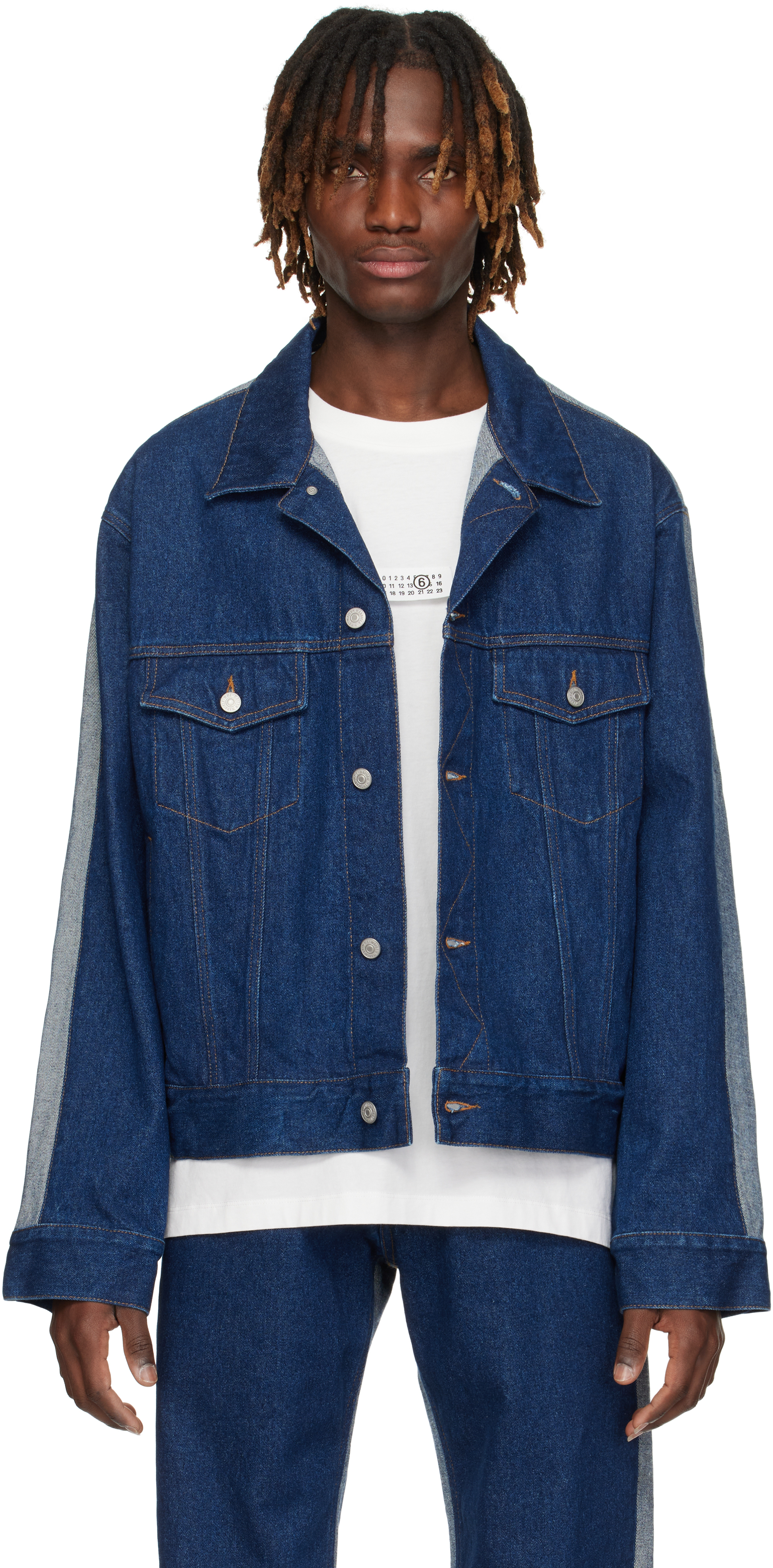 Navy Sports Denim Jacket