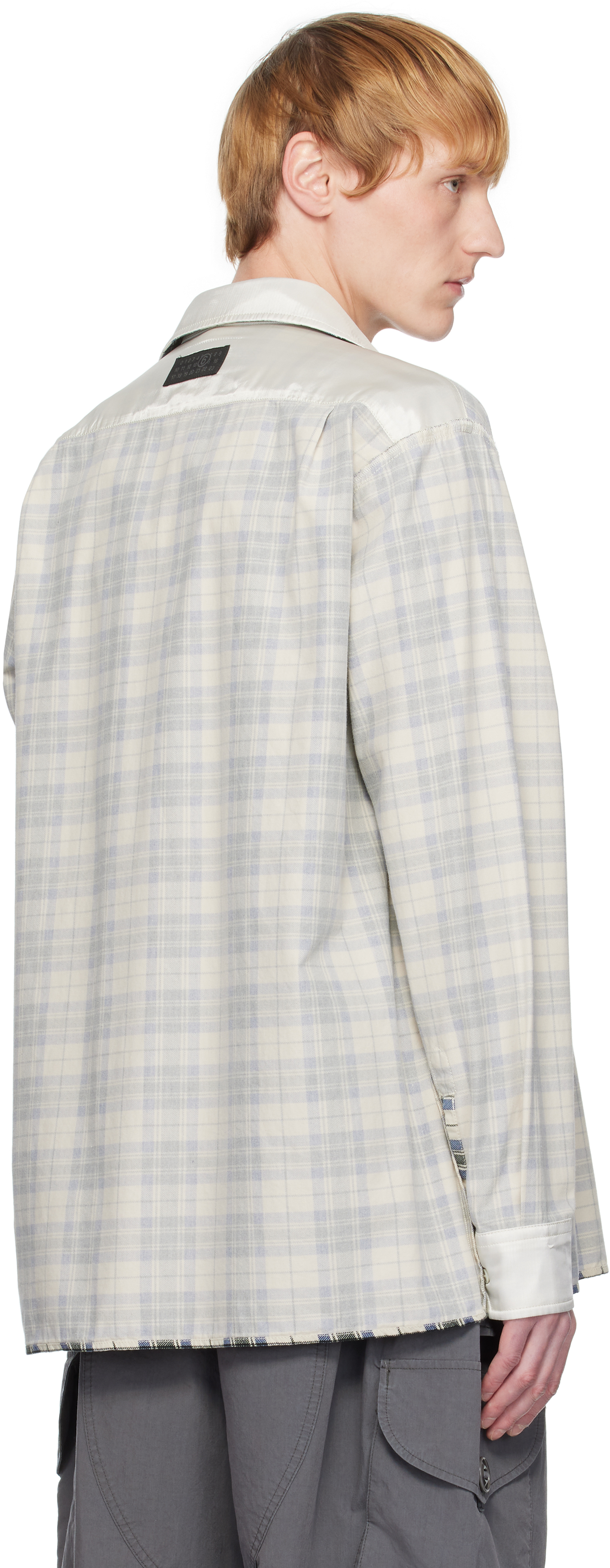 Mm6 Maison Margiela Mm6 By Maison Margiela Plaid Shirt With Classic Collar