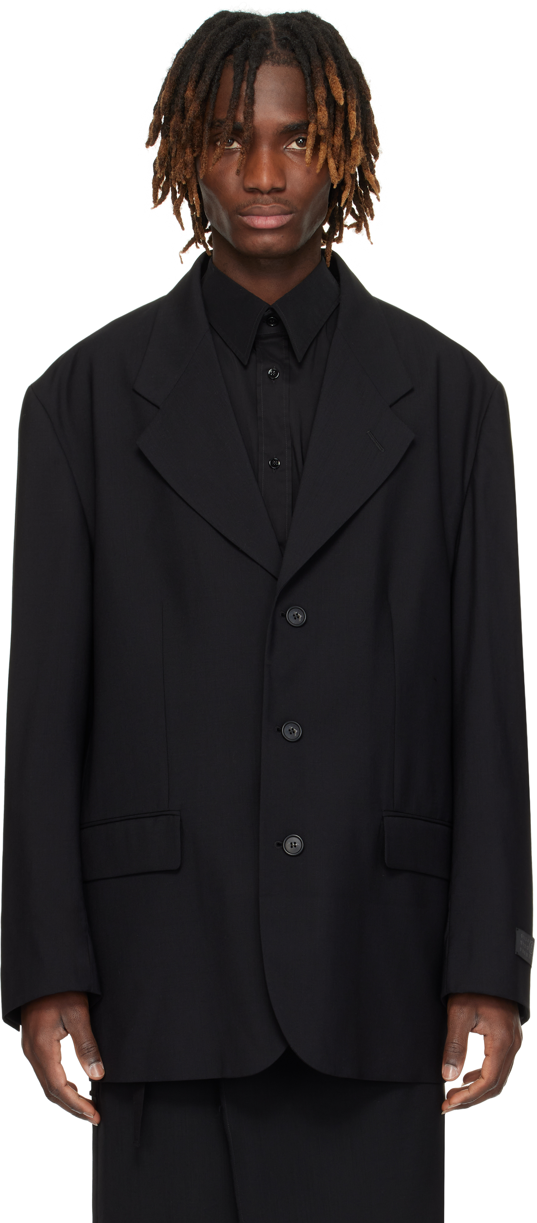 Black Virgin Wool Blazer