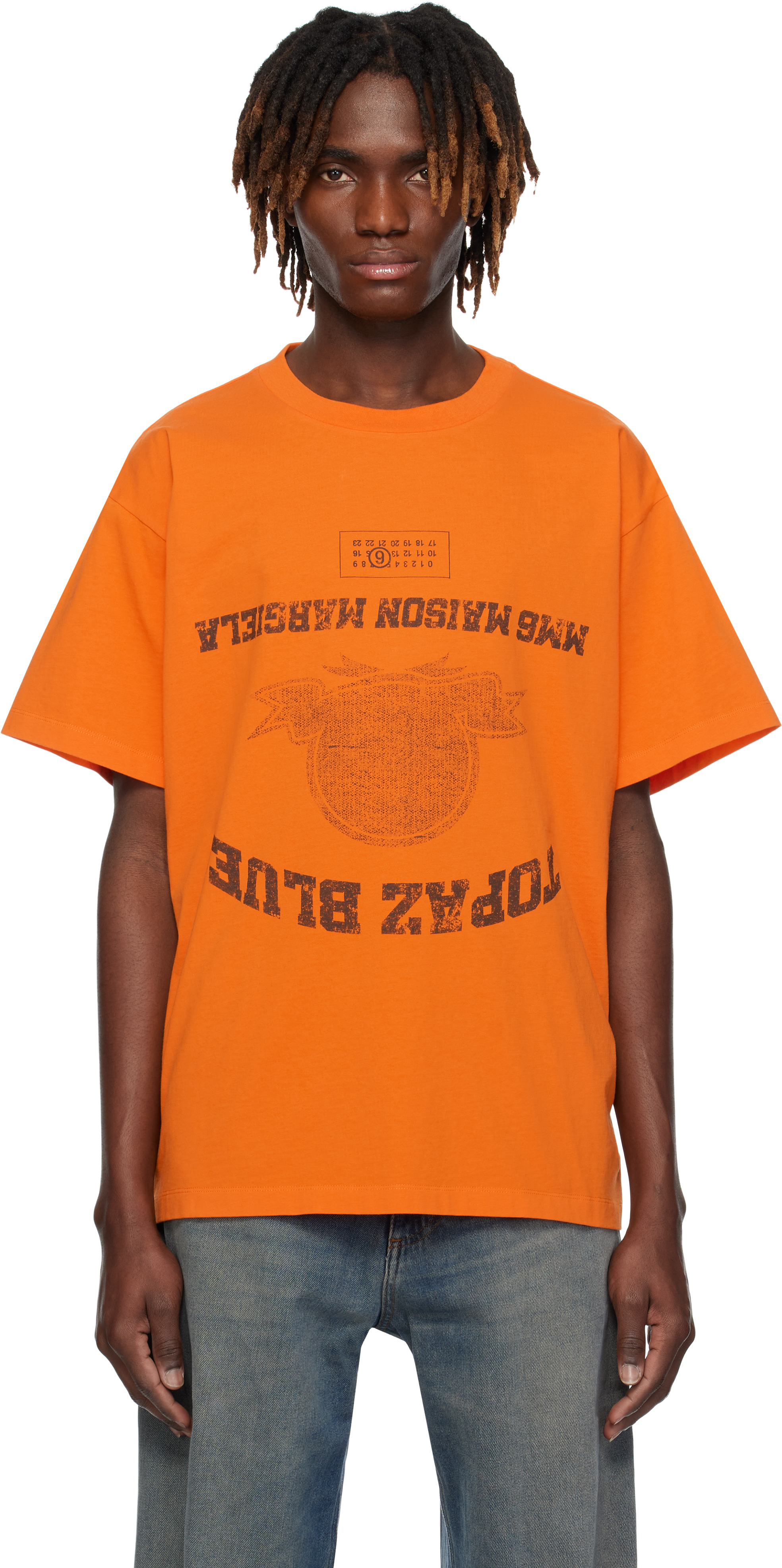 Orange Topaz Blue T-shirt