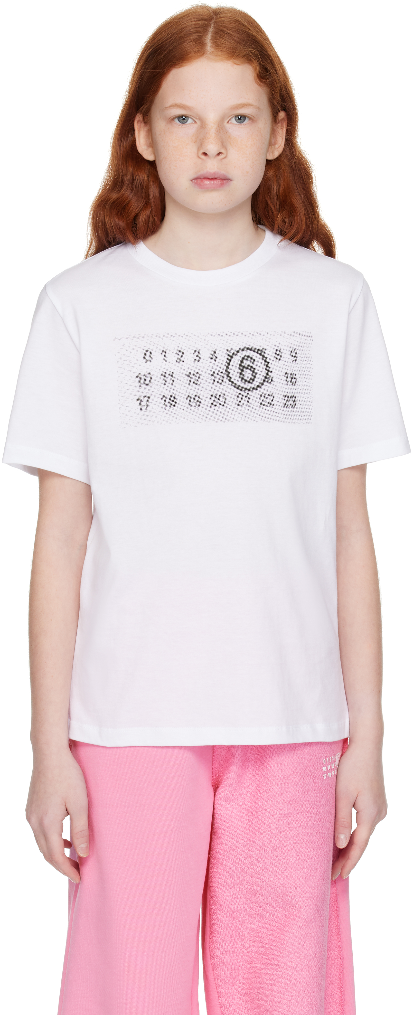 Mm6 Maison Margiela T-shirt Mit Nummern-print In M6100