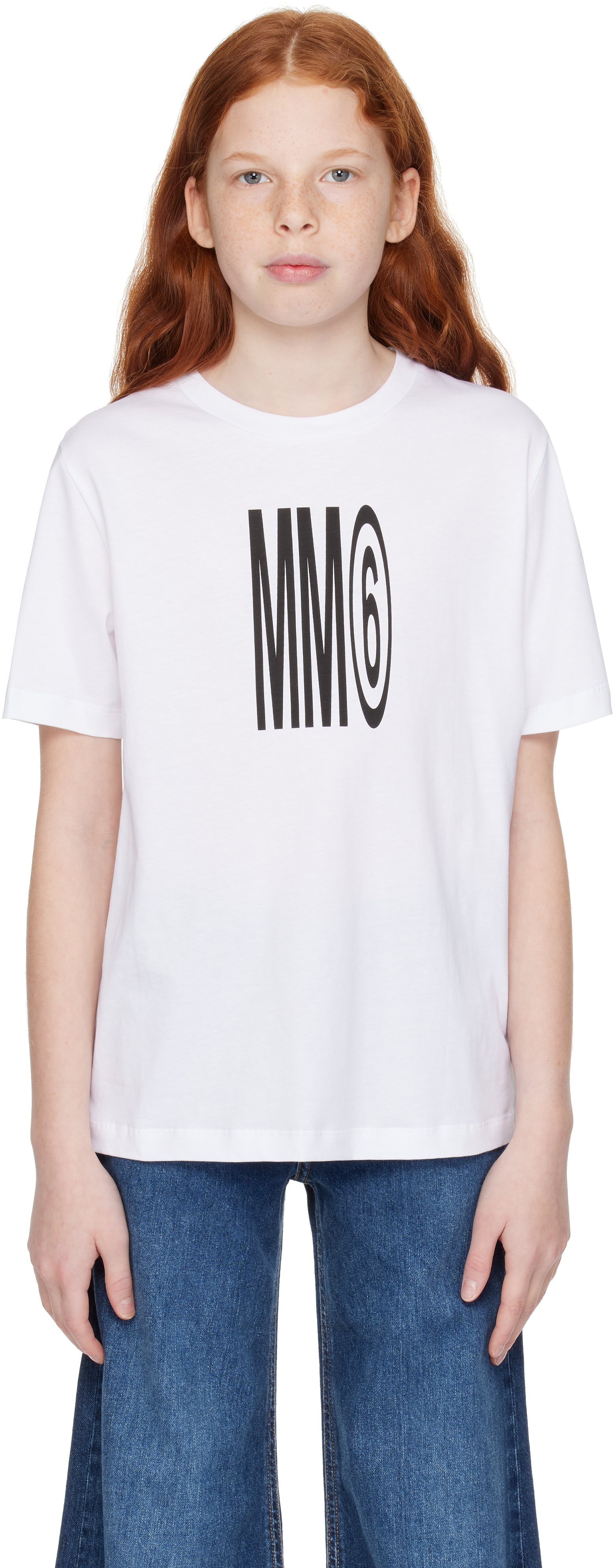 Mm6 Maison Margiela Three-pack Kids Multicolor Printed Logo T-shirts In M6c31