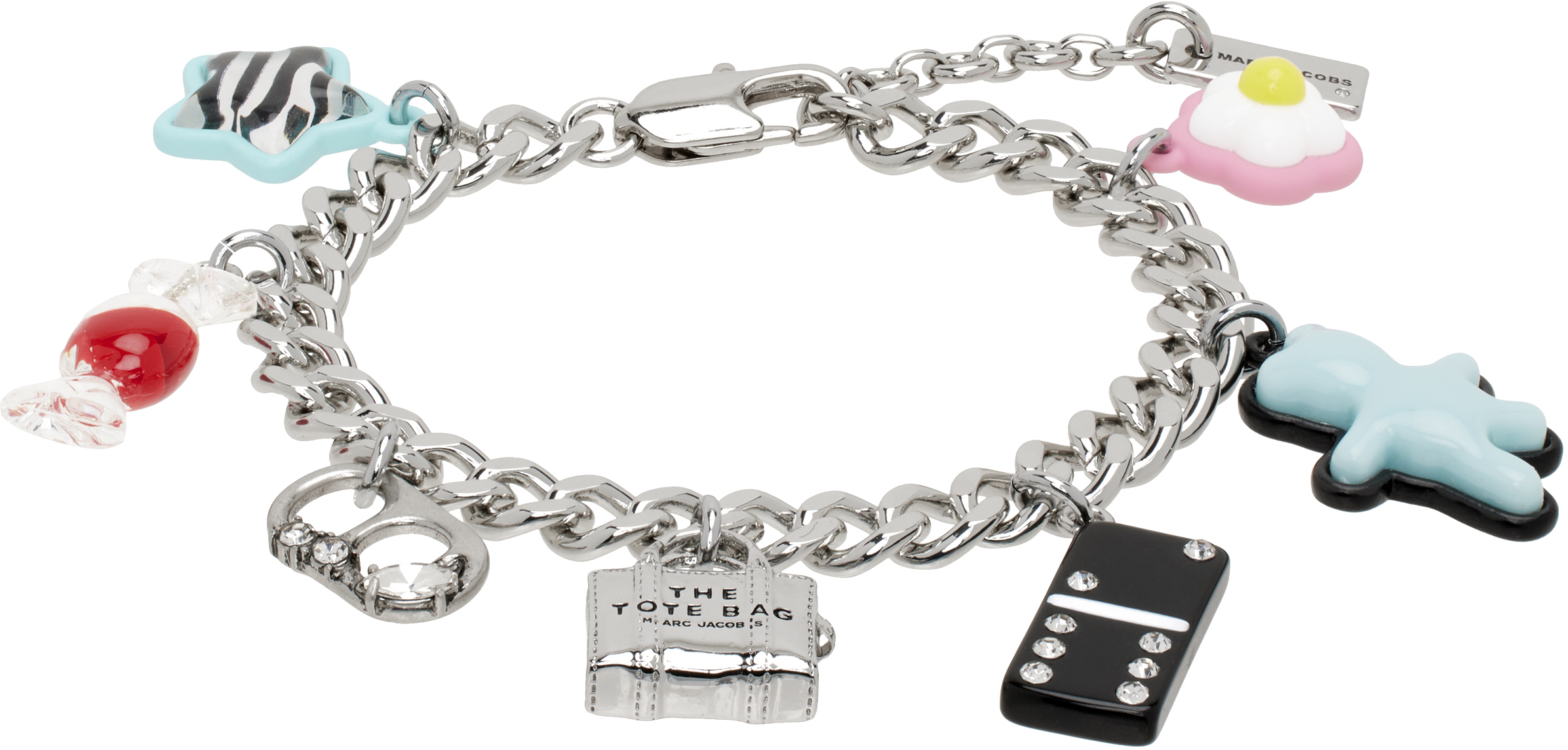 Silver 'The Sticker Charm' Bracelet