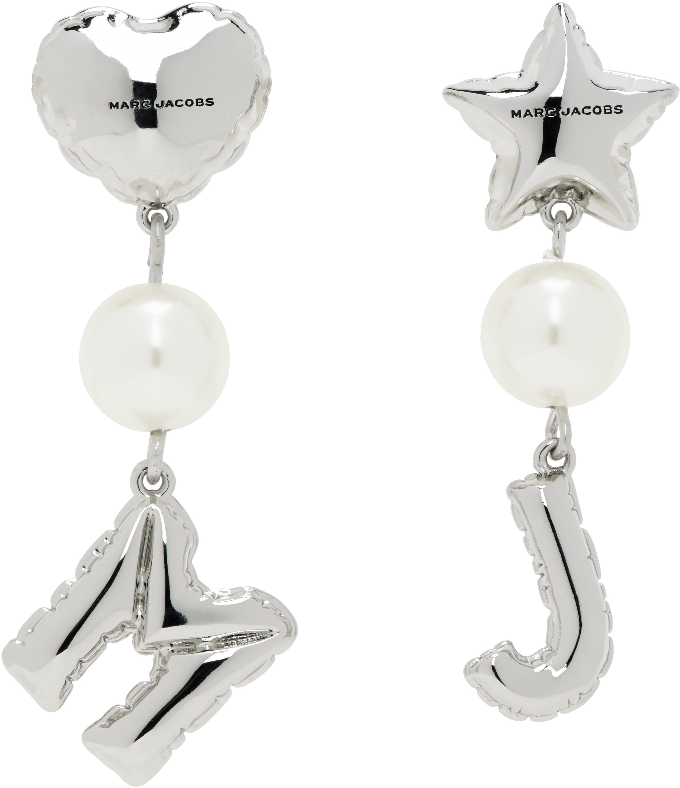 Marc Jacobs Balloon Earrings In 029 Light Antique Si