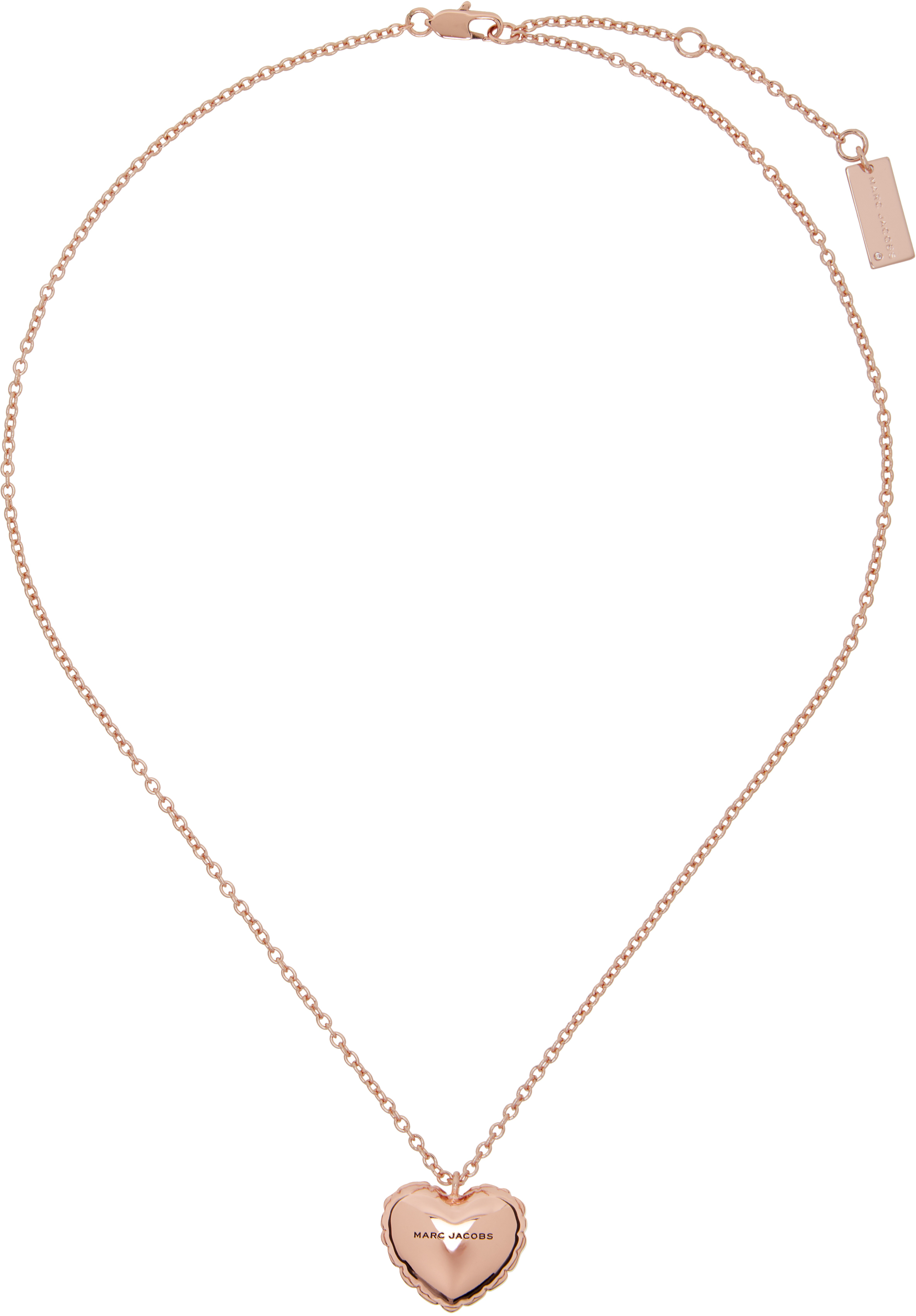 Rose Gold Balloon Heart Necklace