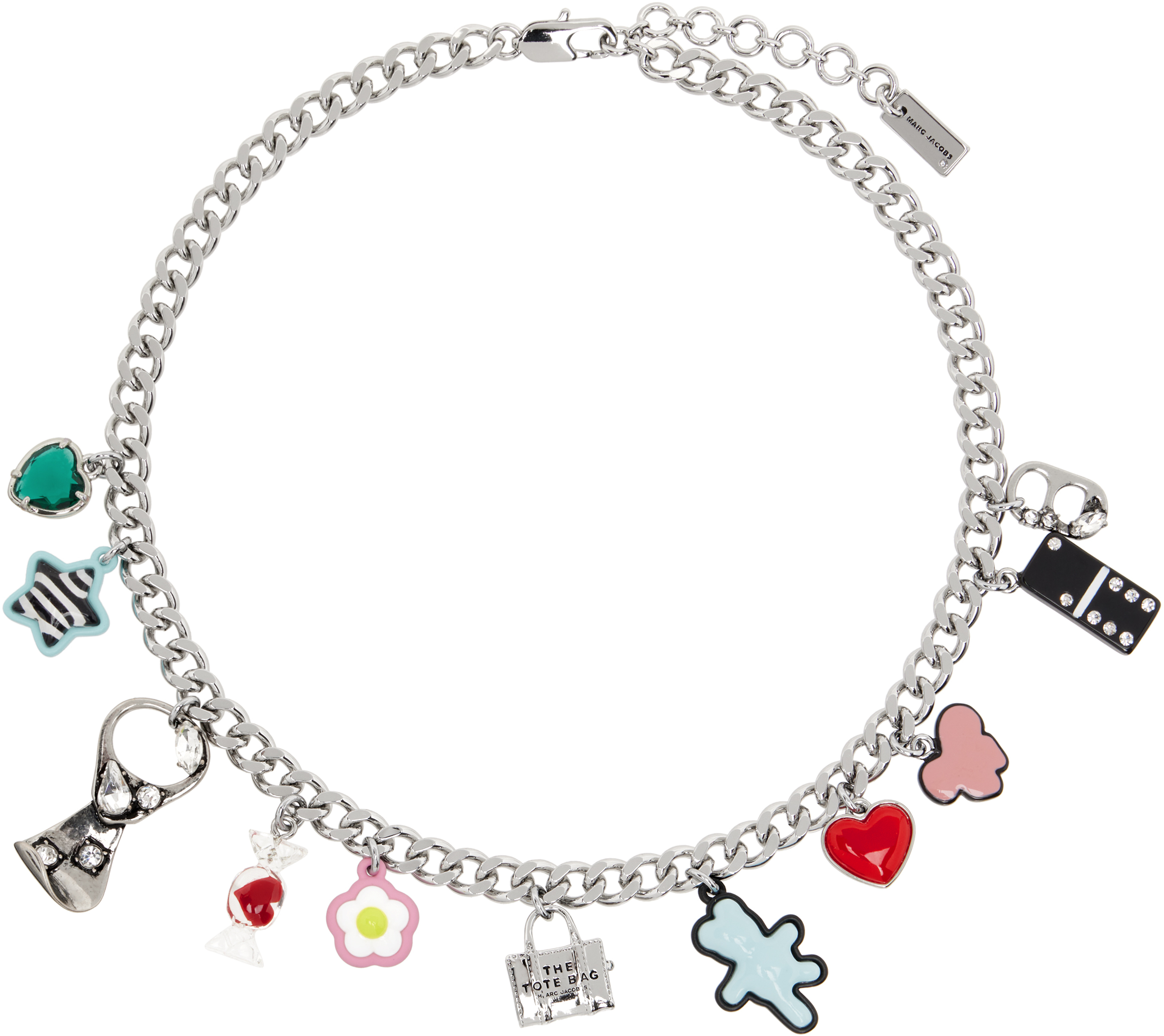 ネックレス・ペンダント Sticker Charm Necklace - Marc Jacobs - l - Silver Silver 'The Sticker Charm' Necklace by Marc Jacobs on Sale
