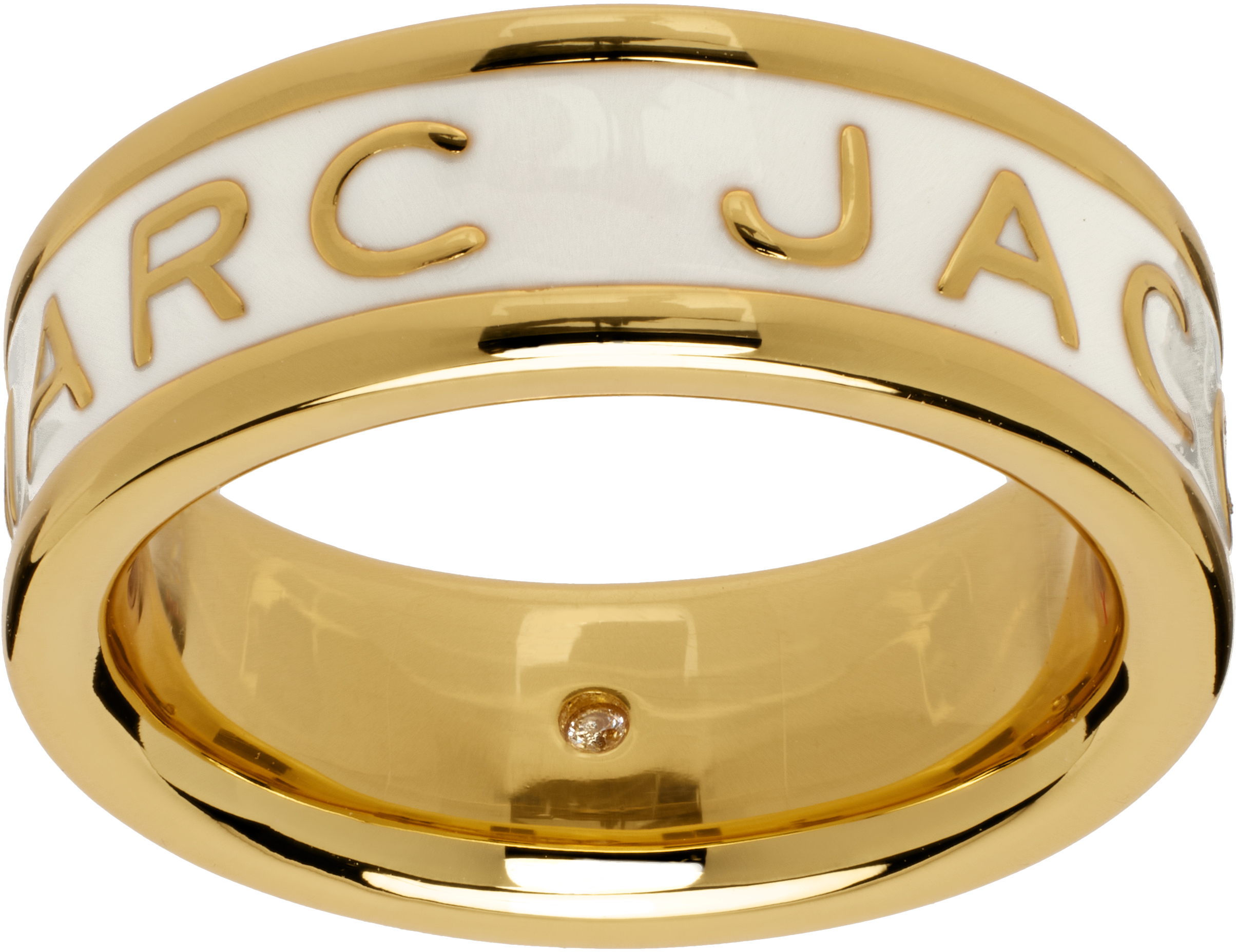 Gold 'The Marc Jacobs Enamel' Ring