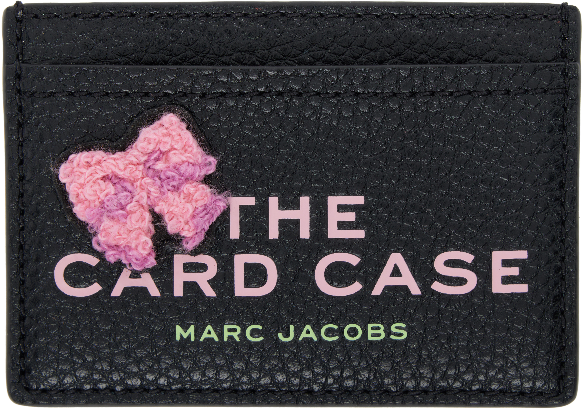 ★Marc Jacobs★ ブラック The Sticker Patch カードケース Marc Jacobs: Black 'The Sticker Patch Card Case' Card Holder