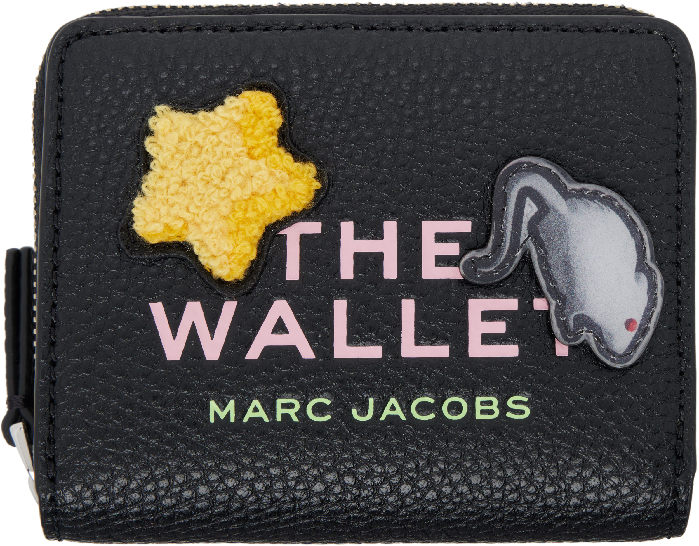 ★Marc Jacobs★ ブラック The Sticker Patch Mini Compact 財布 Black 'The Sticker Patch Mini Compact' Wallet by Marc Jacobs