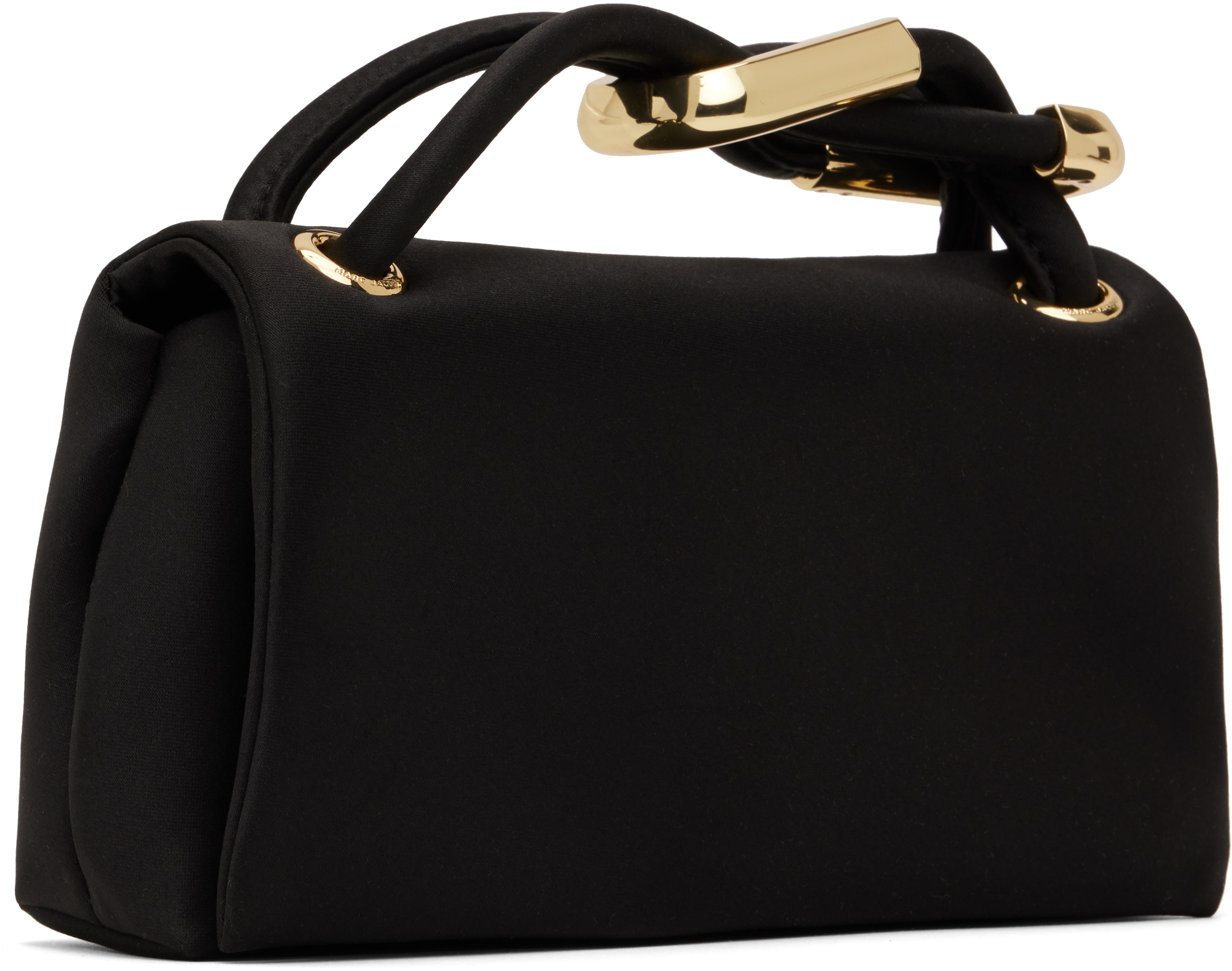Marc Jacobs Black 'the Satin Micro Dual' Bag In 001 Black