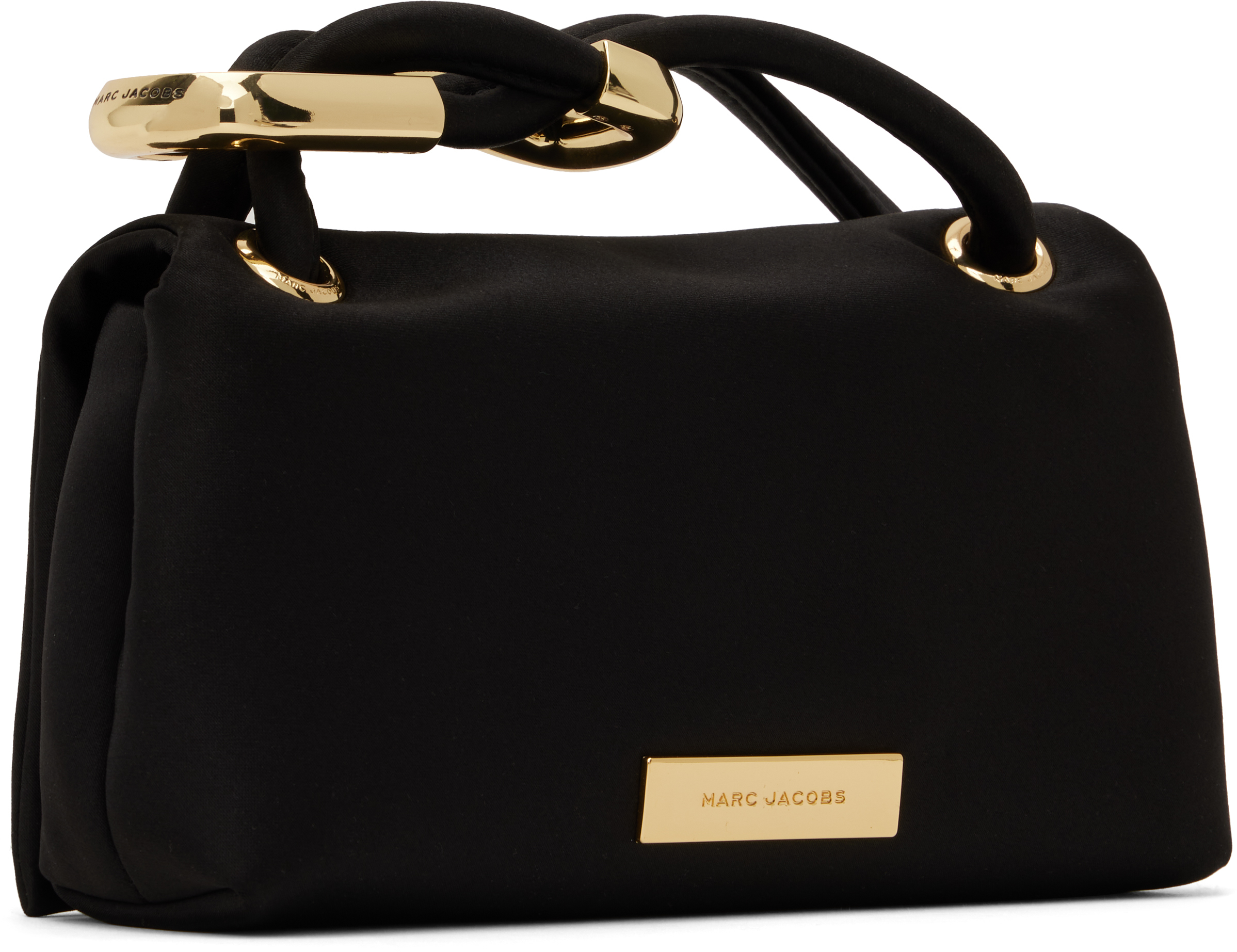 Marc Jacobs Black 'the Satin Micro Dual' Bag In 001 Black