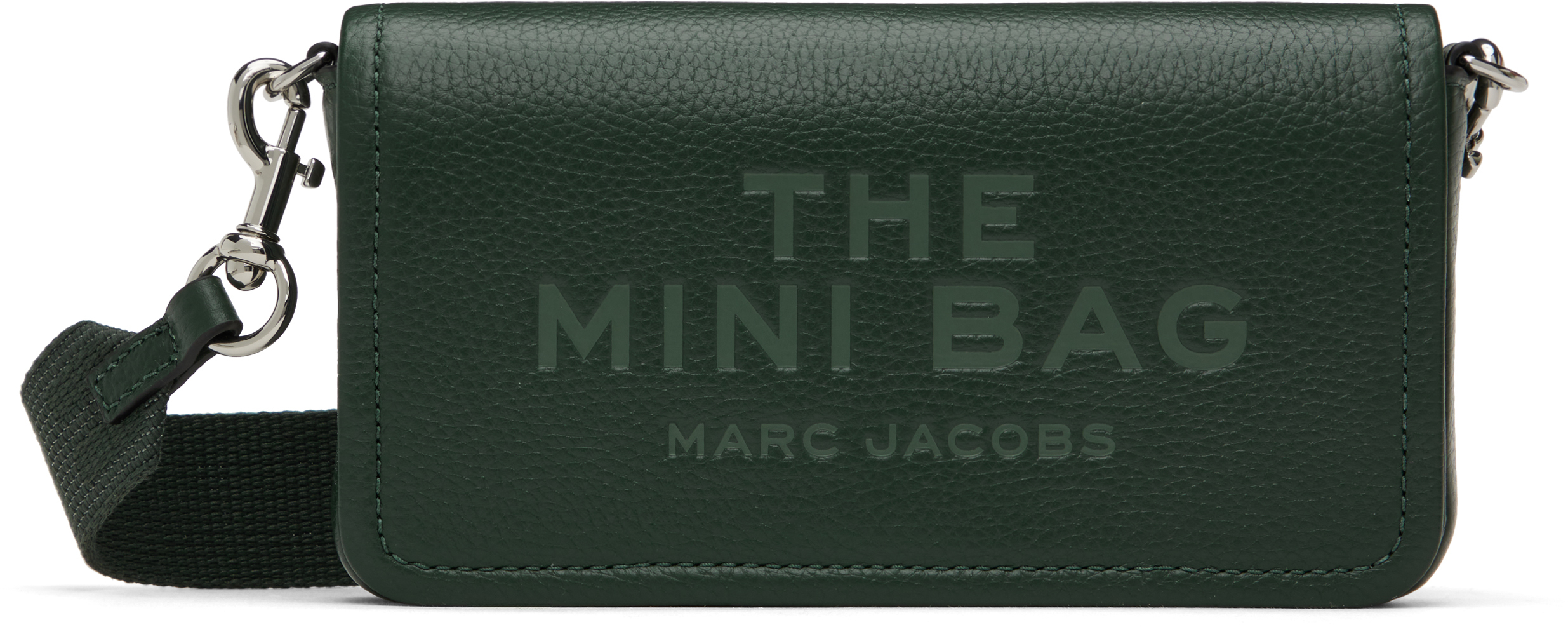 Marc Jacobs The Leather Mini Crossbody Bag In 308 Ivy