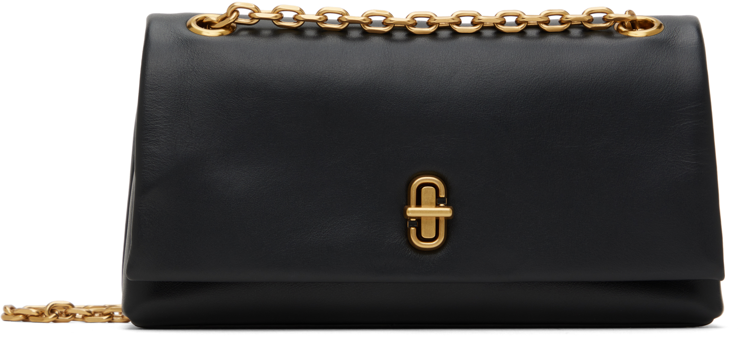 Marc Jacobs Black 'the Dual Chain' Bag In 001 Black