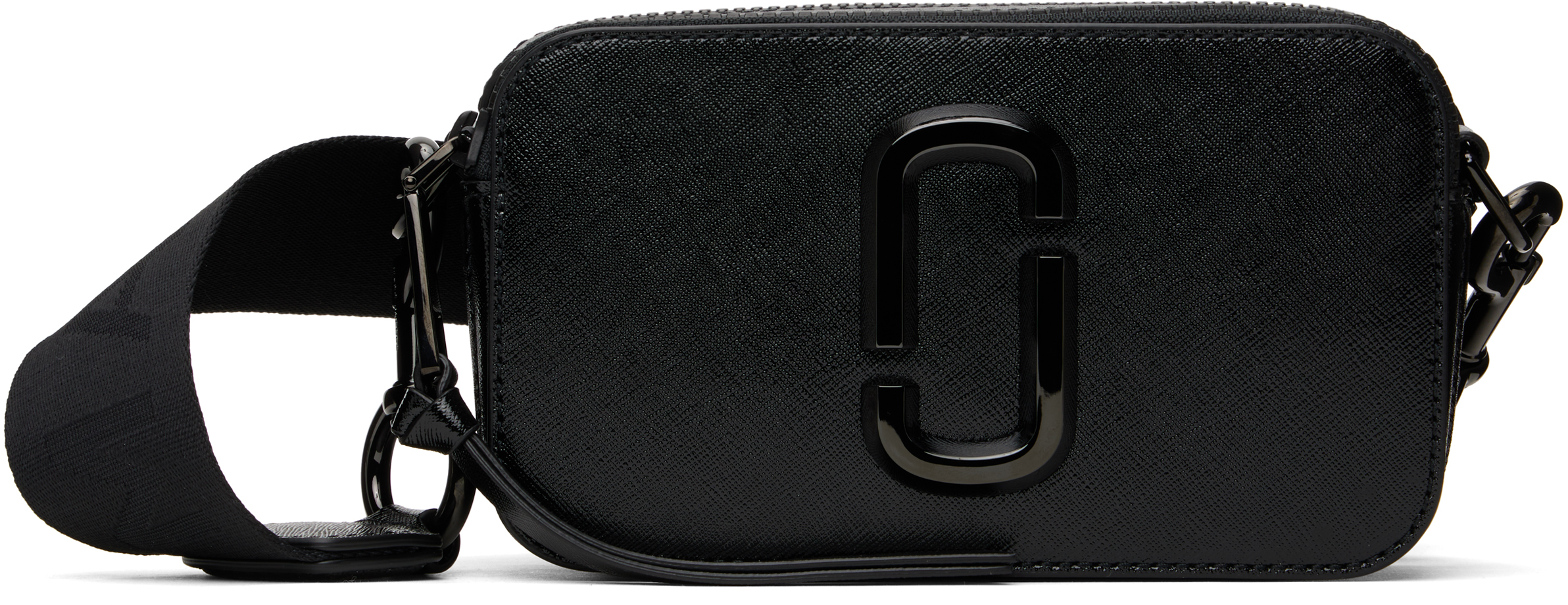 Marc Jacobs Black 'the Snapshot Dtm' Bag In 001 Black