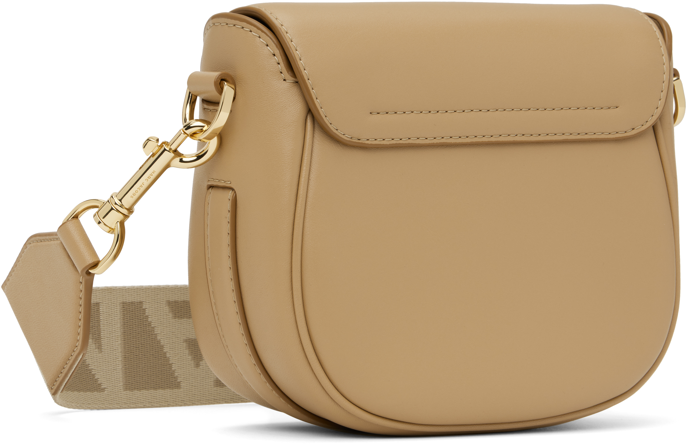 Marc Jacobs Tan 'the Covered J Marc' Saddle Bag In 230 Camel
