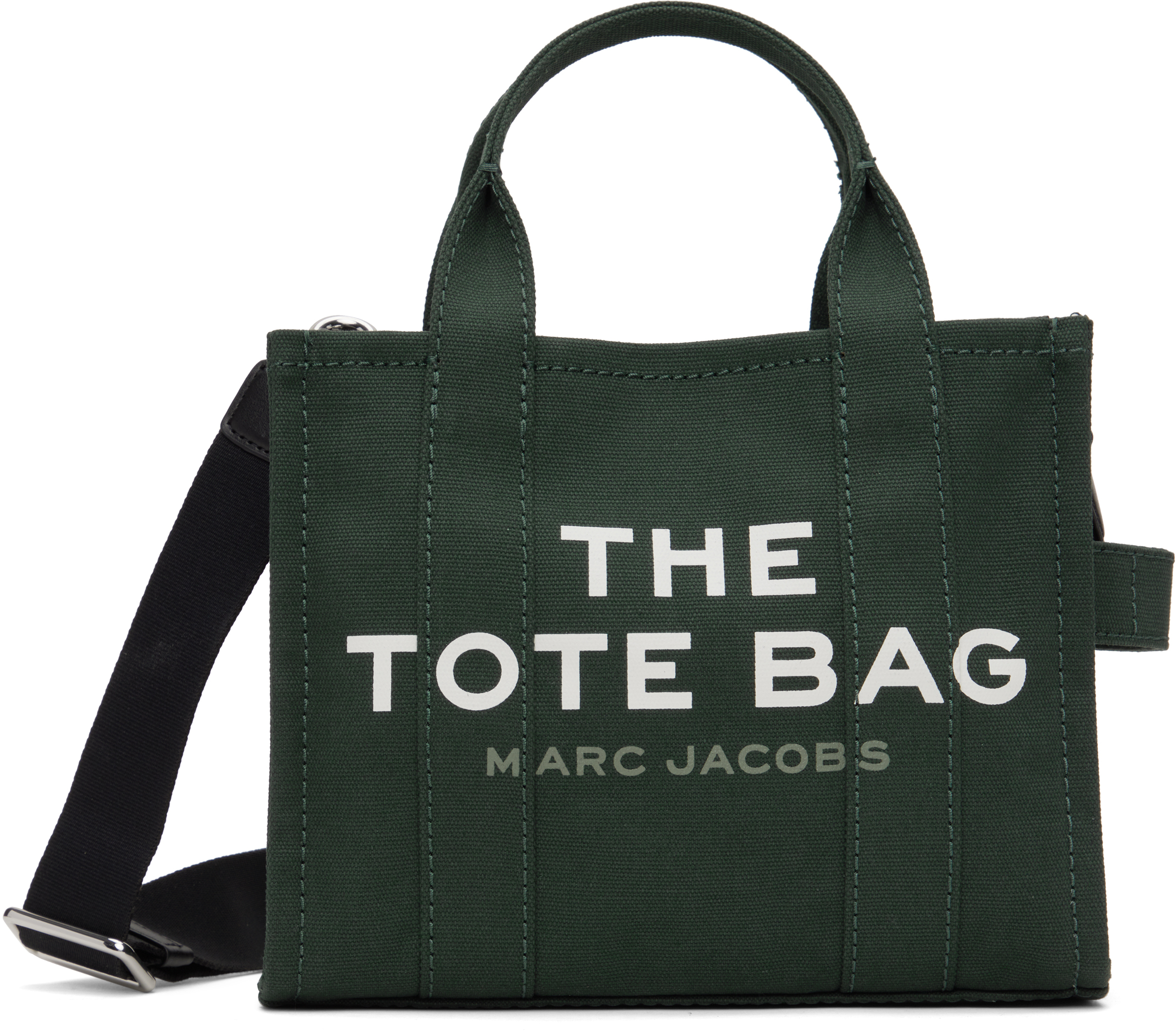 Marc Jacobs Green 'the Canvas Small' Tote In 308 Ivy