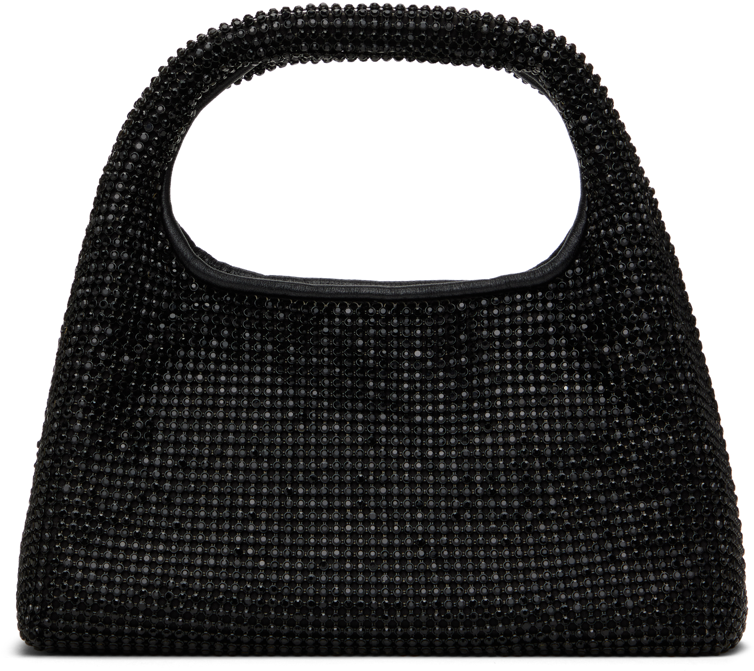 Silver 'The Rhinestone Mini Sack' Tote