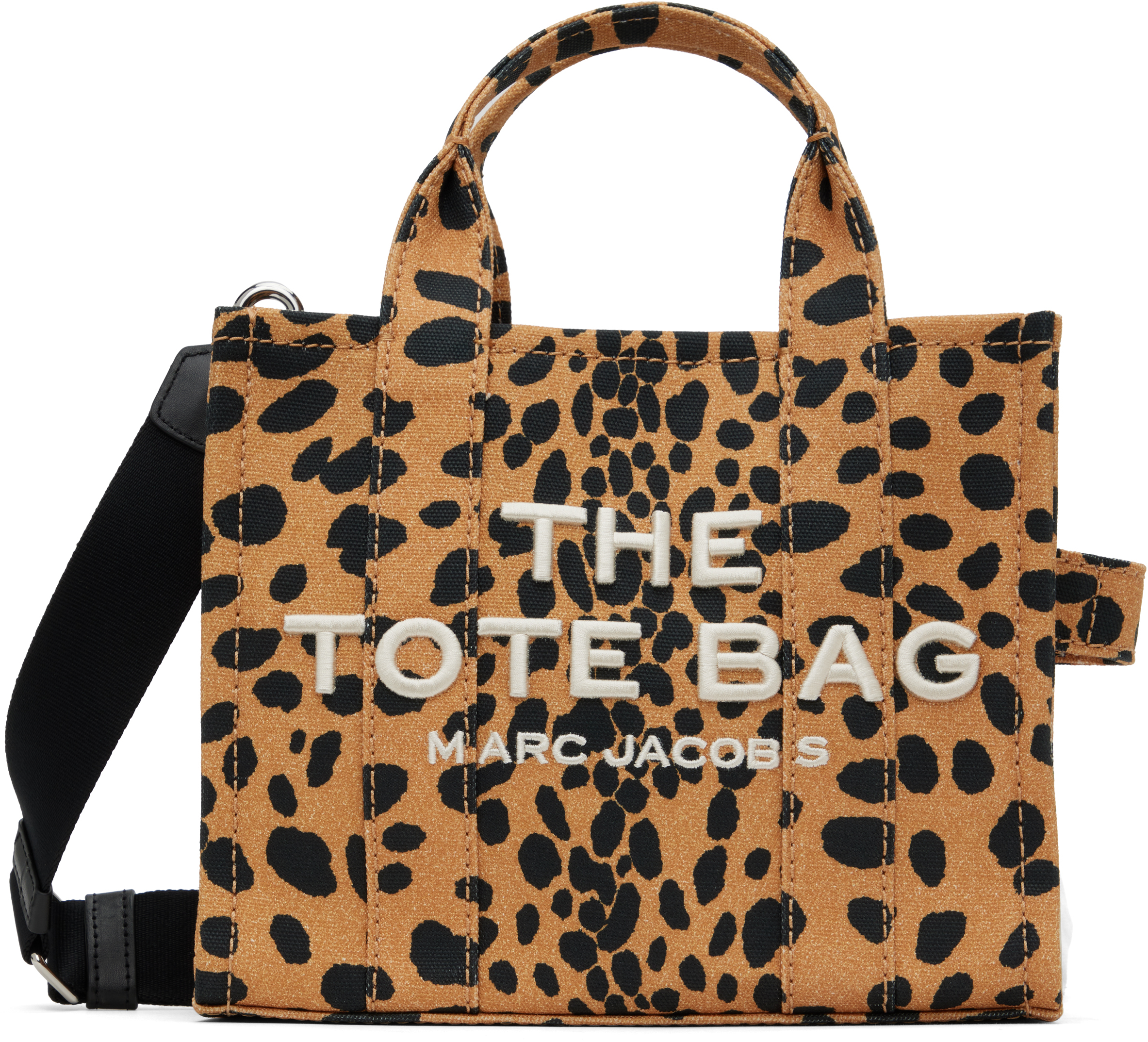 Brown 'The Cheetah Canvas Small' Tote