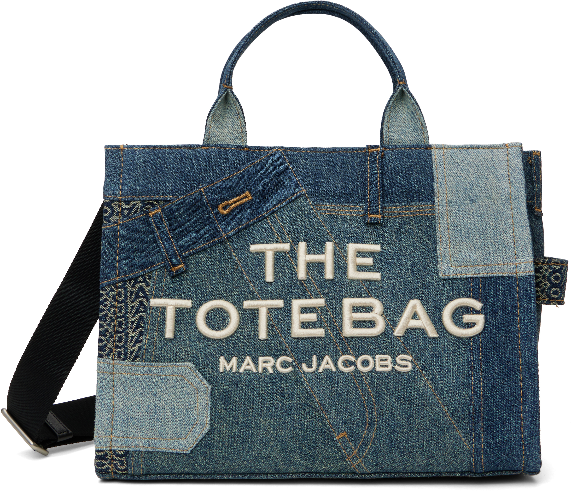 Blue 'The Deconstructed Denim' Medium Tote