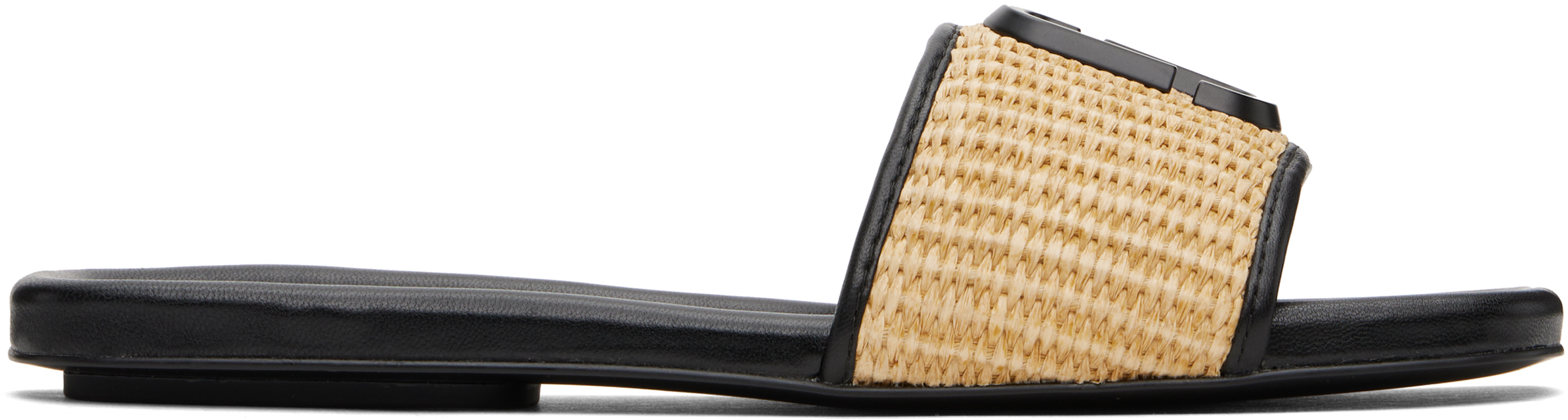 【関税込み】Marc Jacobs ベージュ 'The J Marc Woven' サンダル Beige 'The J Marc Woven' Sandals by Marc Jacobs on Sale
