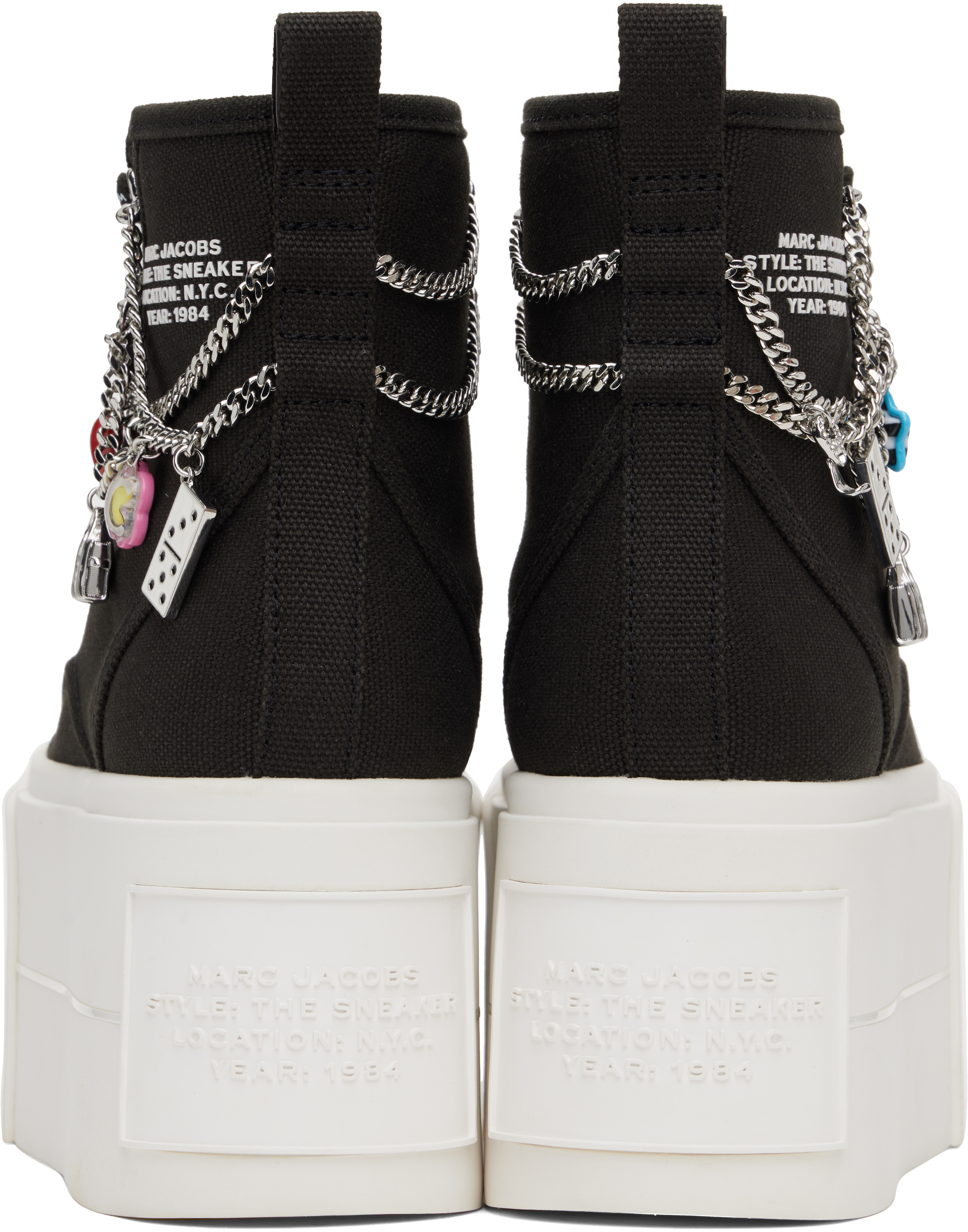 Marc Jacobs High-top Platform Sneakers In 001 Black