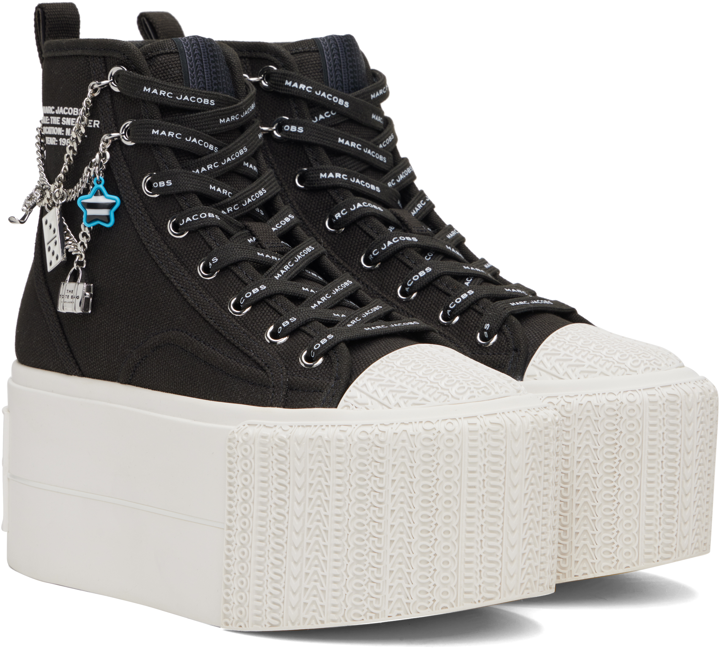 Marc Jacobs High-top Platform Sneakers In 001 Black