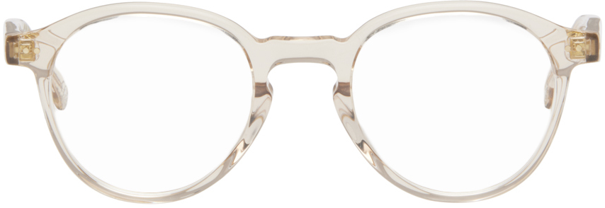 Shop Retrosuperfuture Beige 'the Warhol' Glasses In Resin