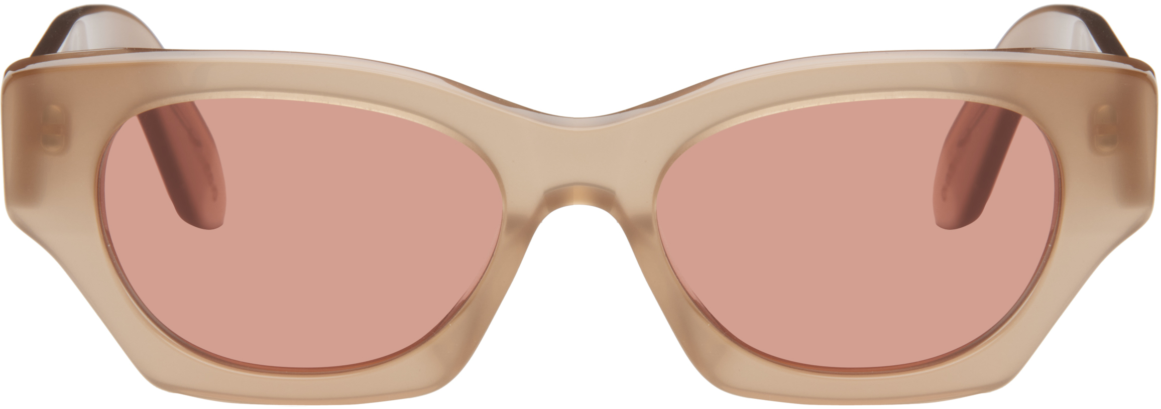 Retrosuperfuture Brown Tono Sunglasses In Light Brown