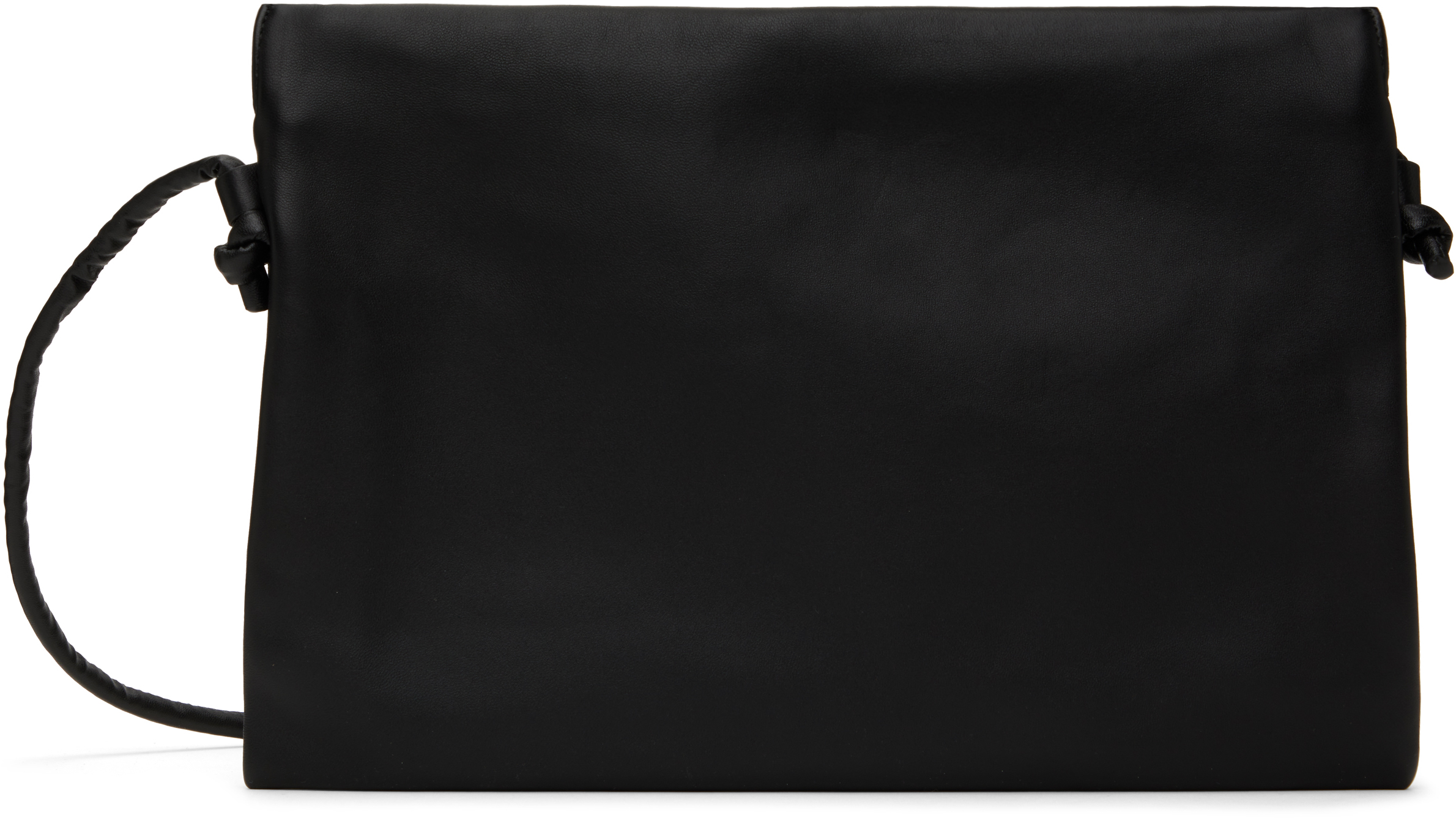 【関税込み】St. Agni ブラック Petit Arc ウーブン バッグ St. Agni | Woven Petit Arc Bag - Black