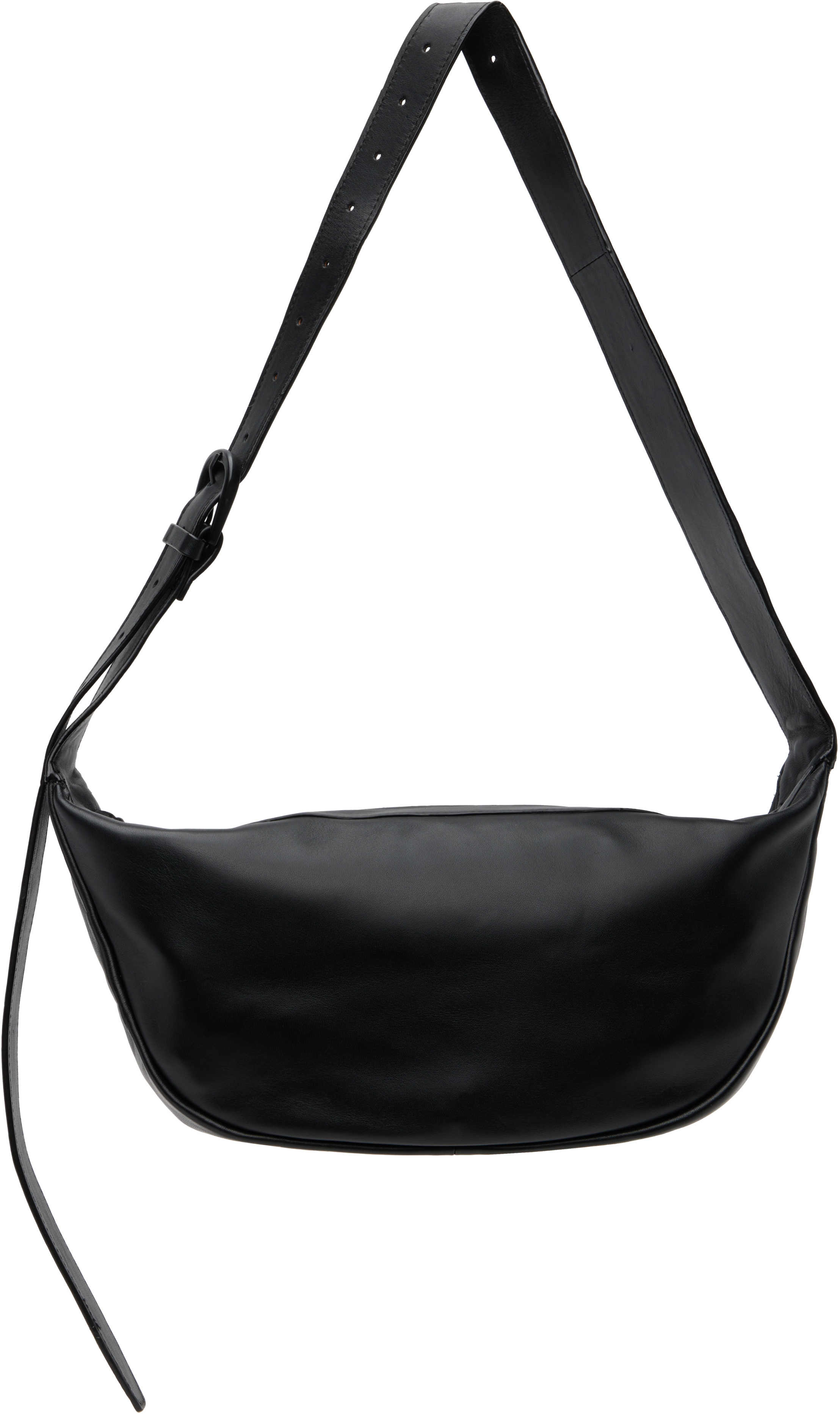 Black Adjustable Crescent Bag