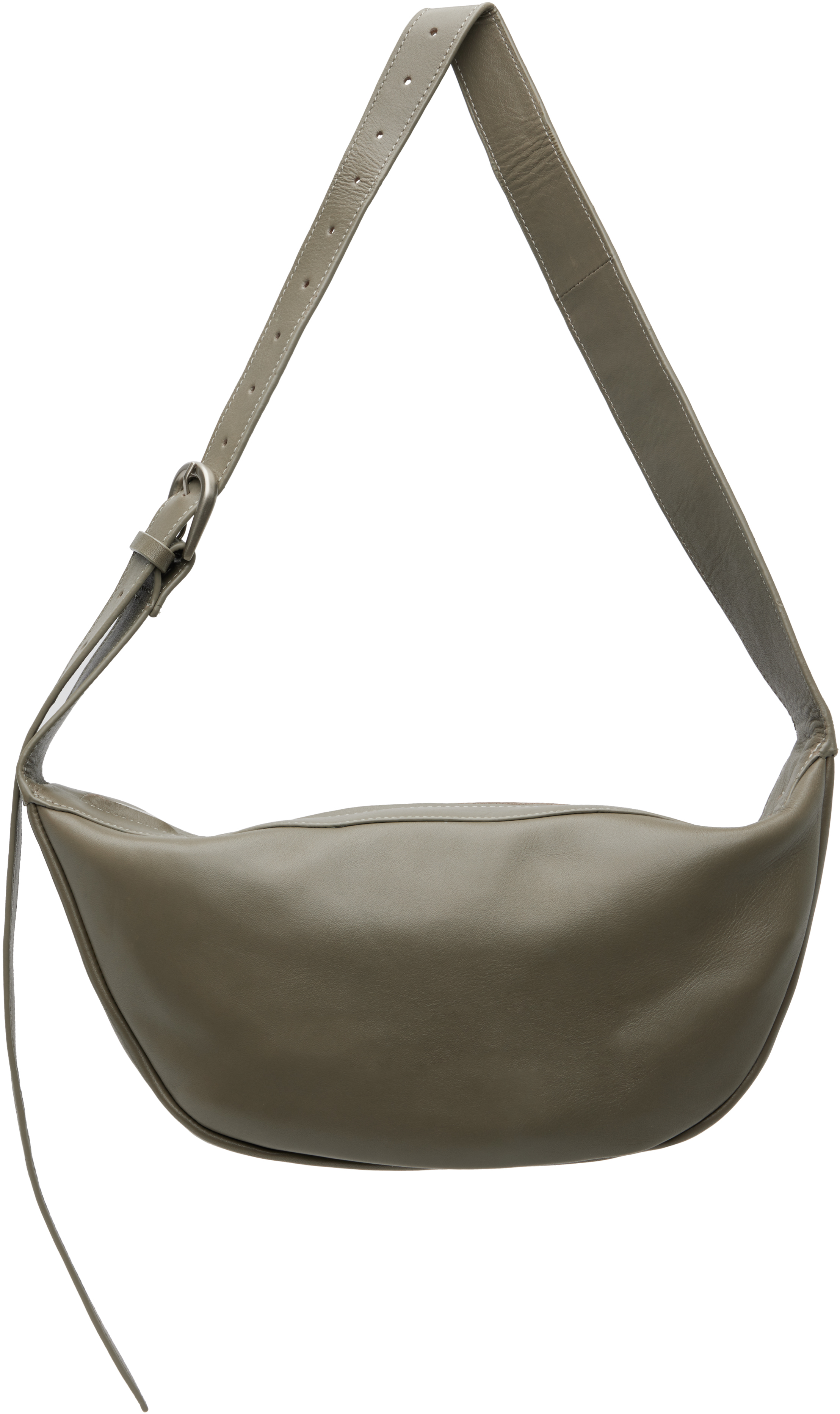 Gray Adjustable Crescent Bag