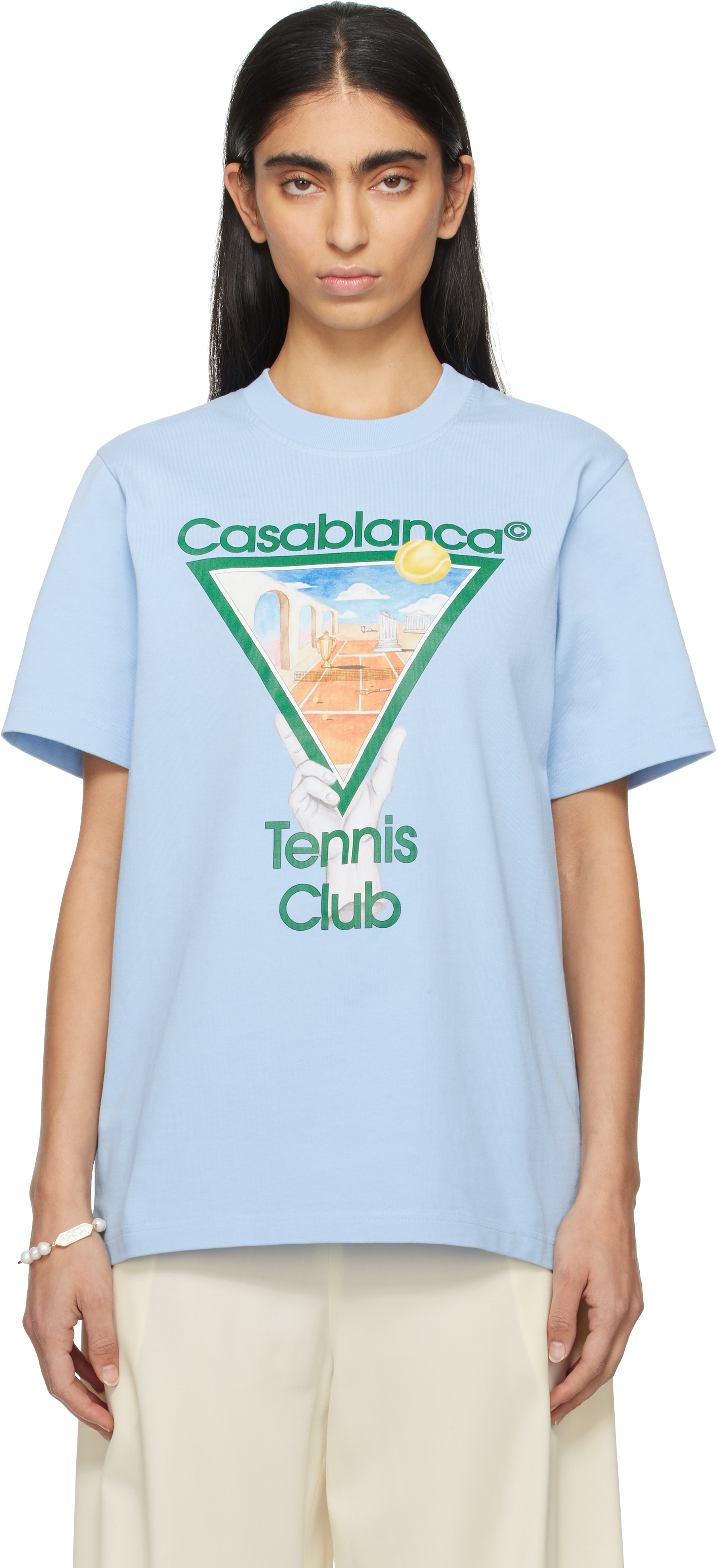 Blue Metaphysical Tennis Icon T-shirt