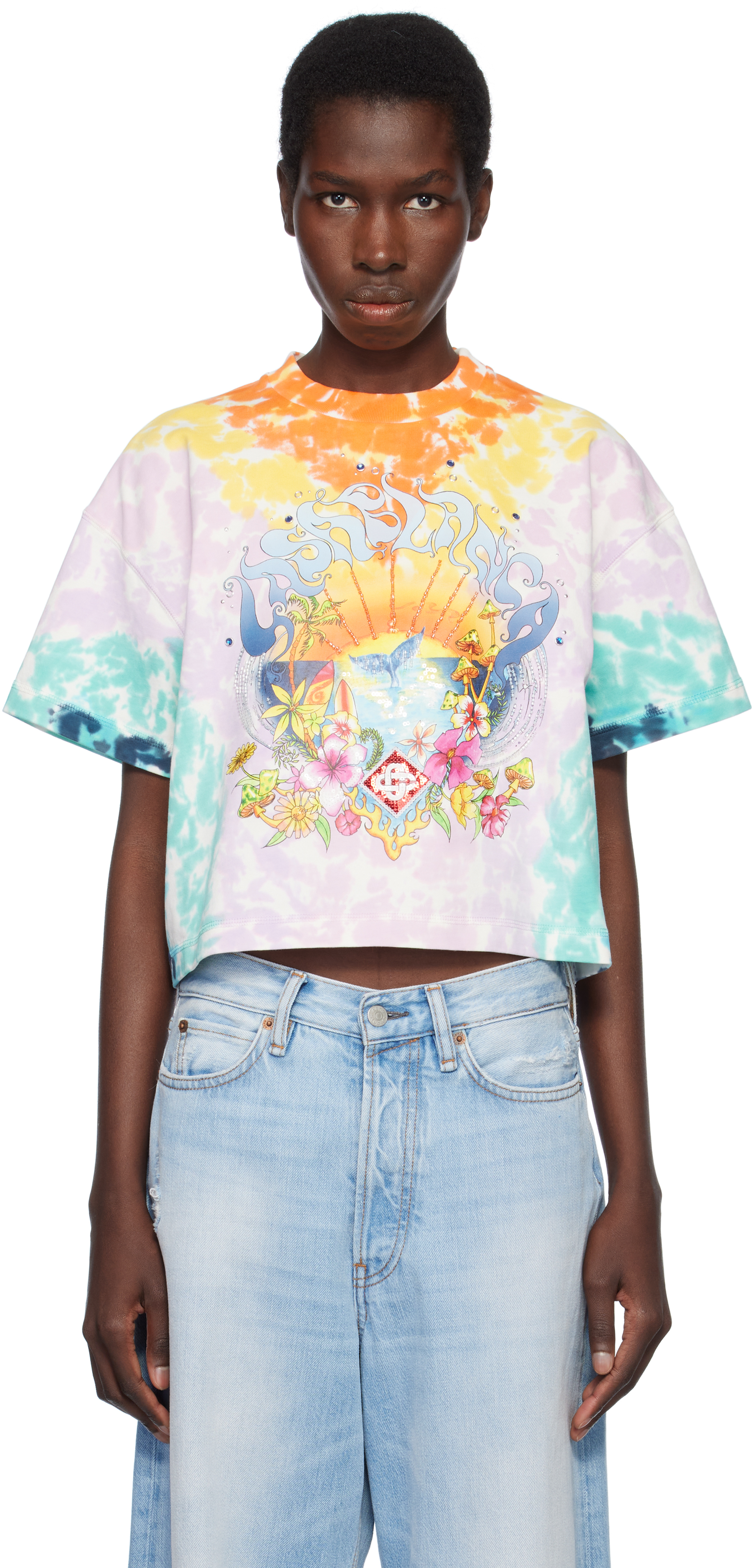 Multicolor Surf Trip Tie Dye T-shirt