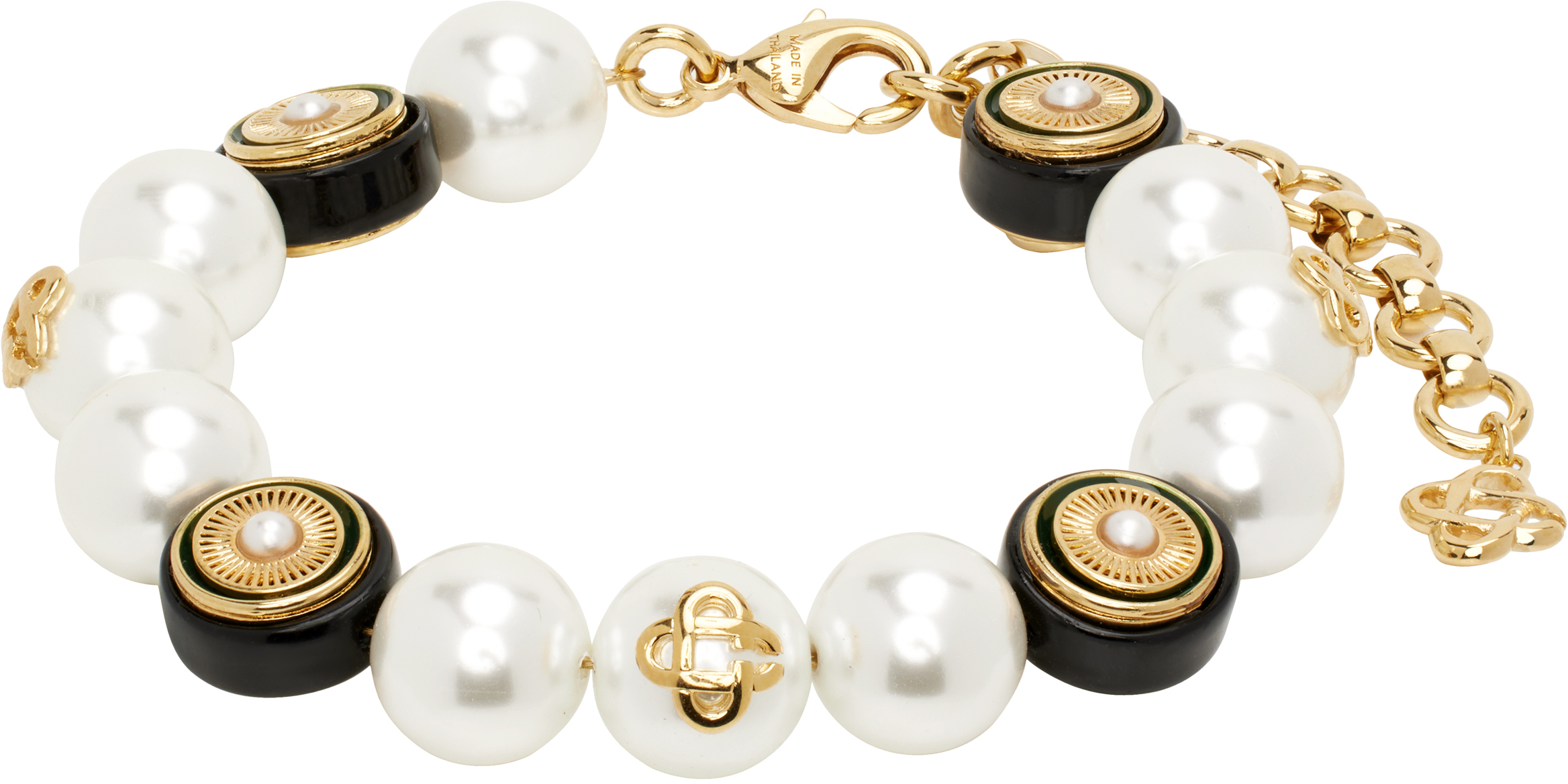 White Spoke Wheel Bracelet