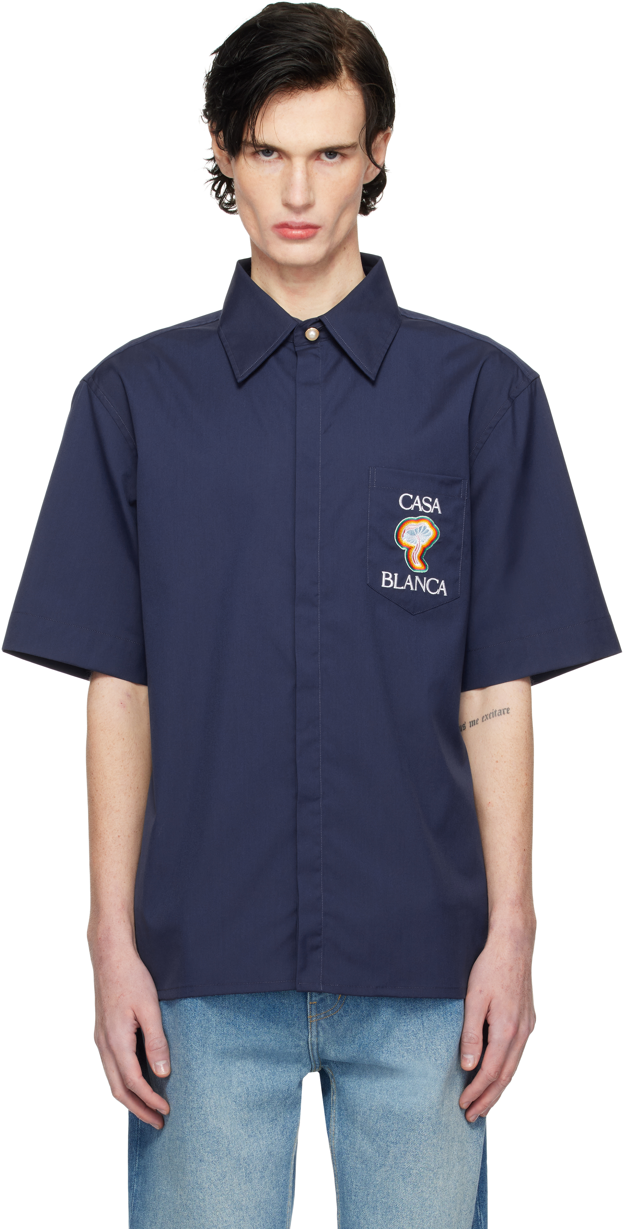 Navy Short Sleeve Shirt