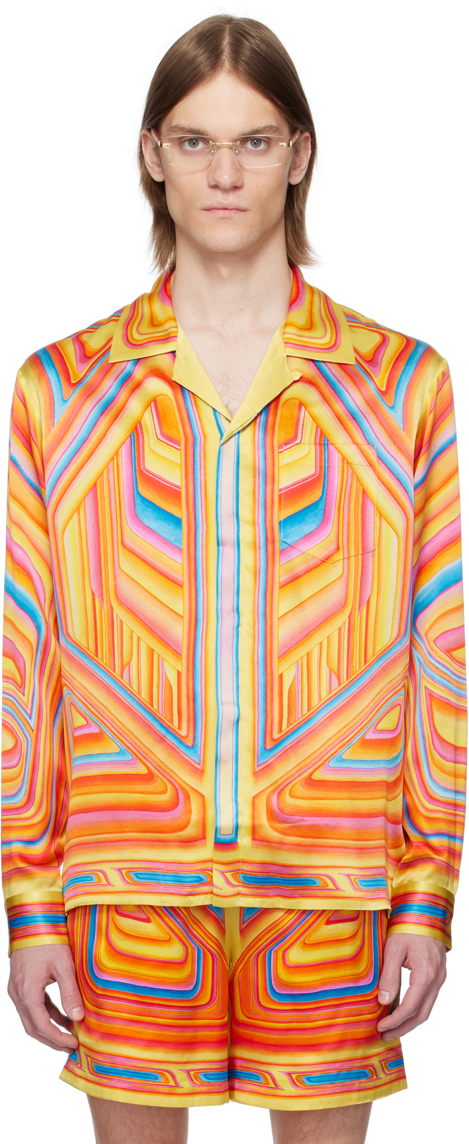 Multicolor Low Rider Silk Shirt