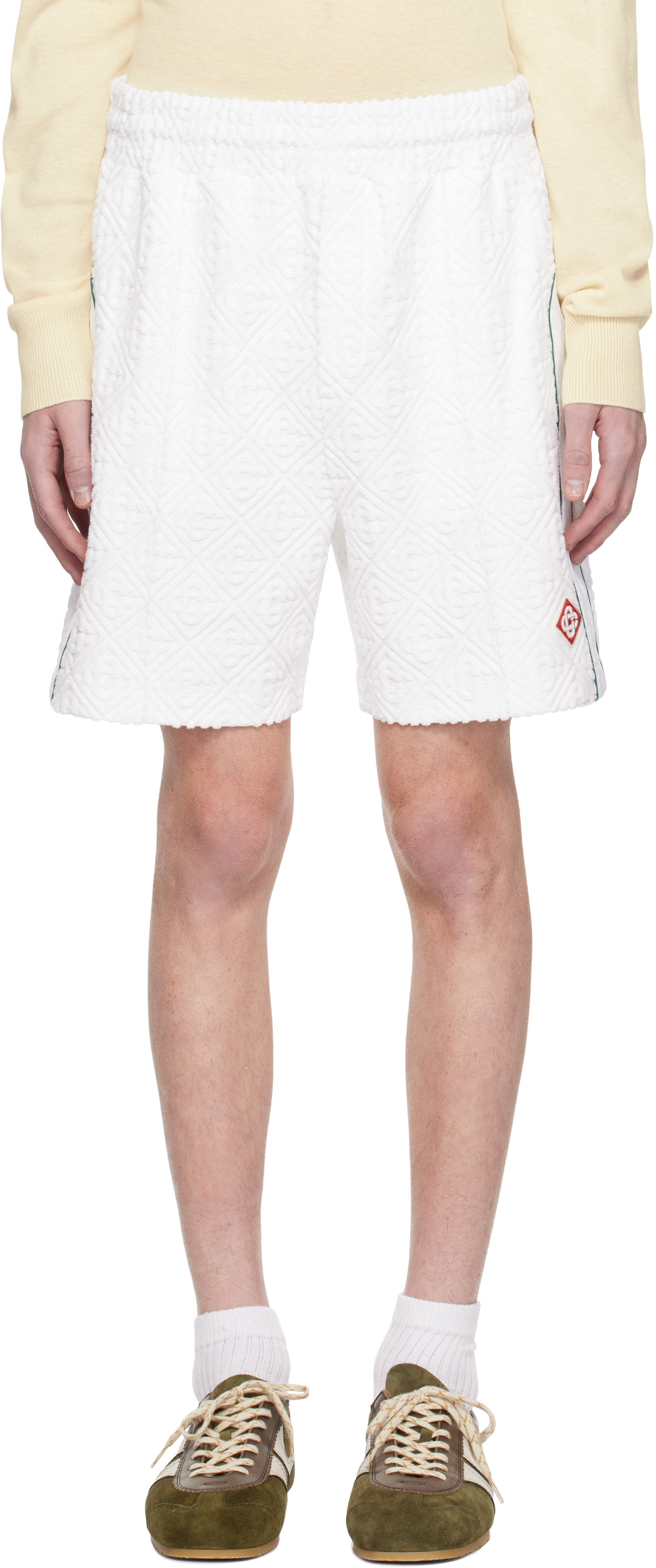 Off-White Jacquard Monogram Towelling Shorts