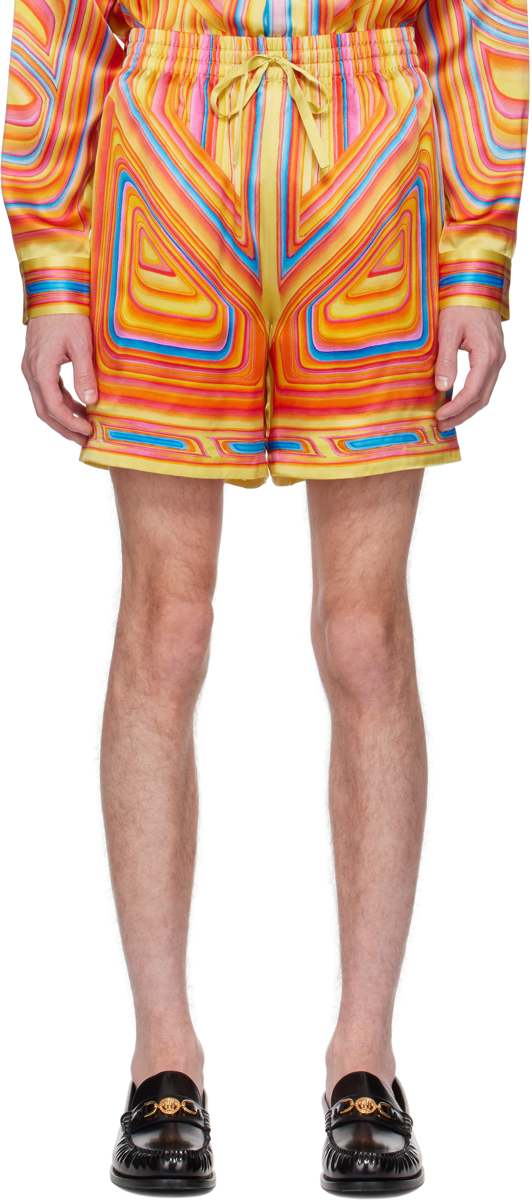 Multicolor Low Rider Silk Shorts