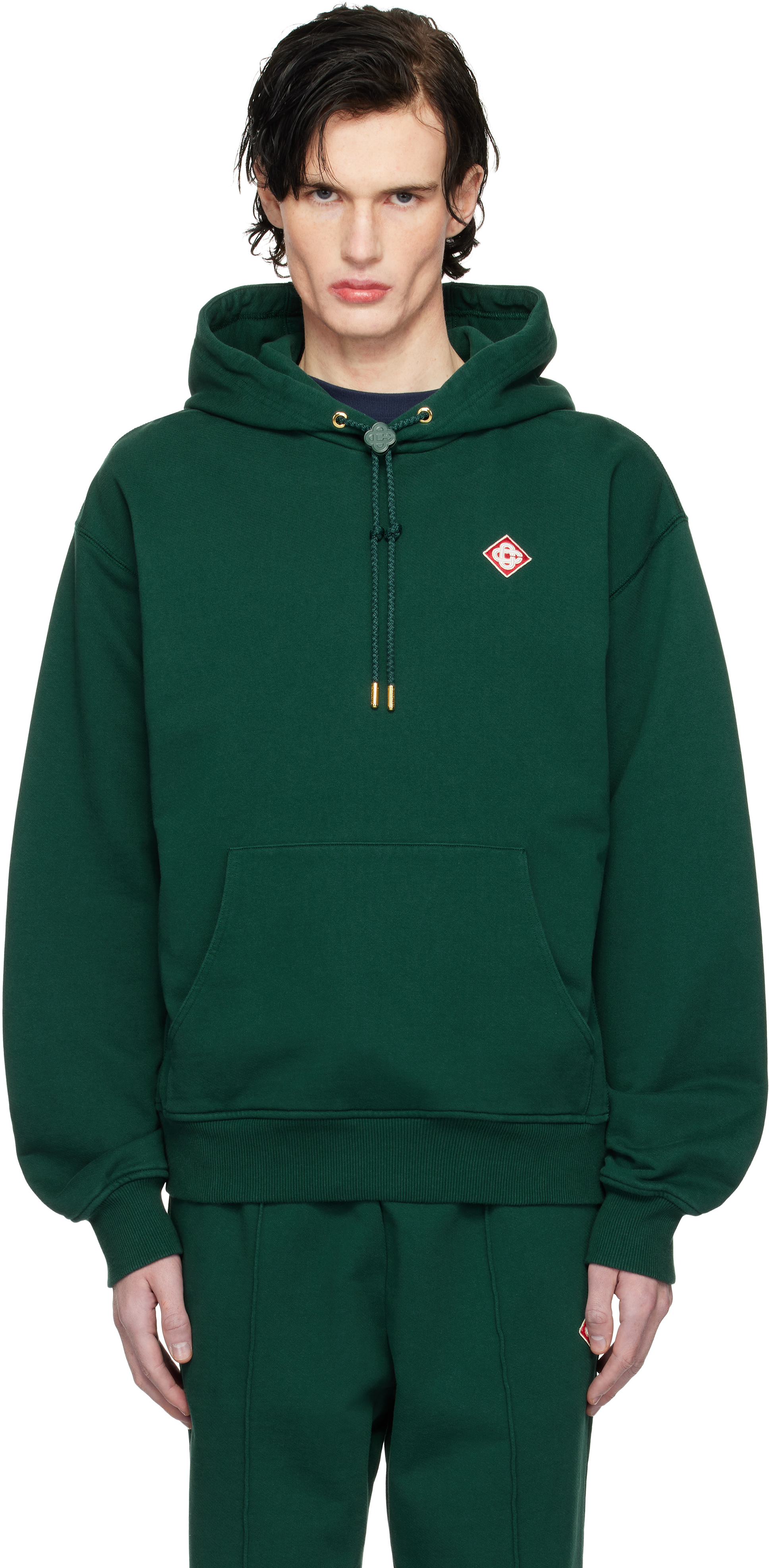 Green Diamond Logo Hoodie