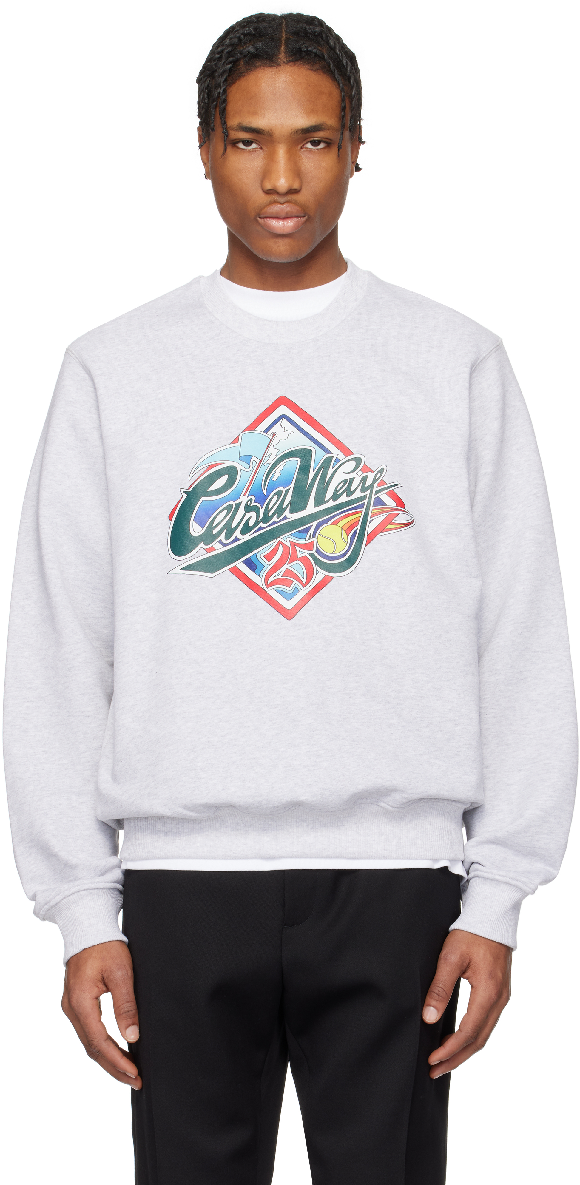 Gray 'Casa Way' World Series Sweatshirt by Casablanca on Sale