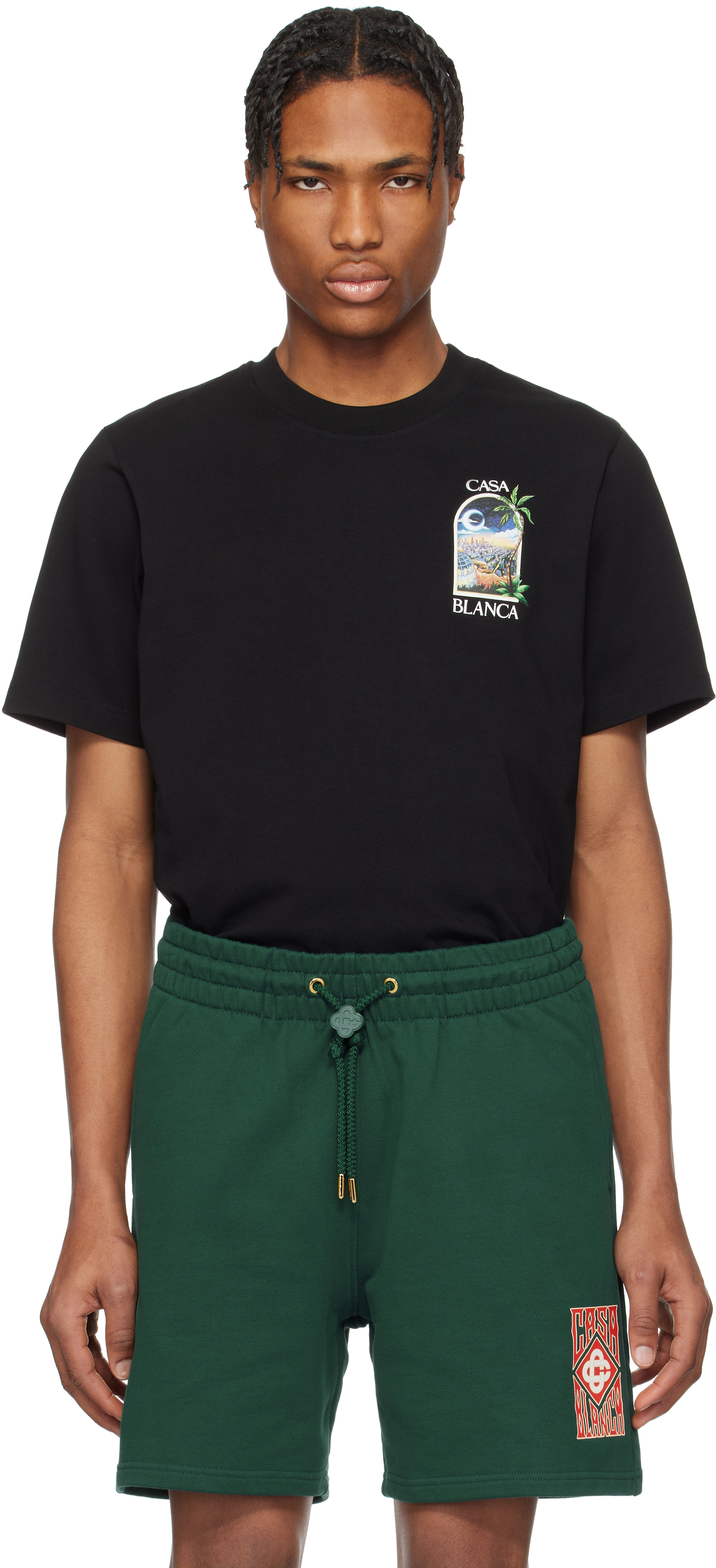 Casablanca: Black LA Night T-shirt | SSENSE 日本