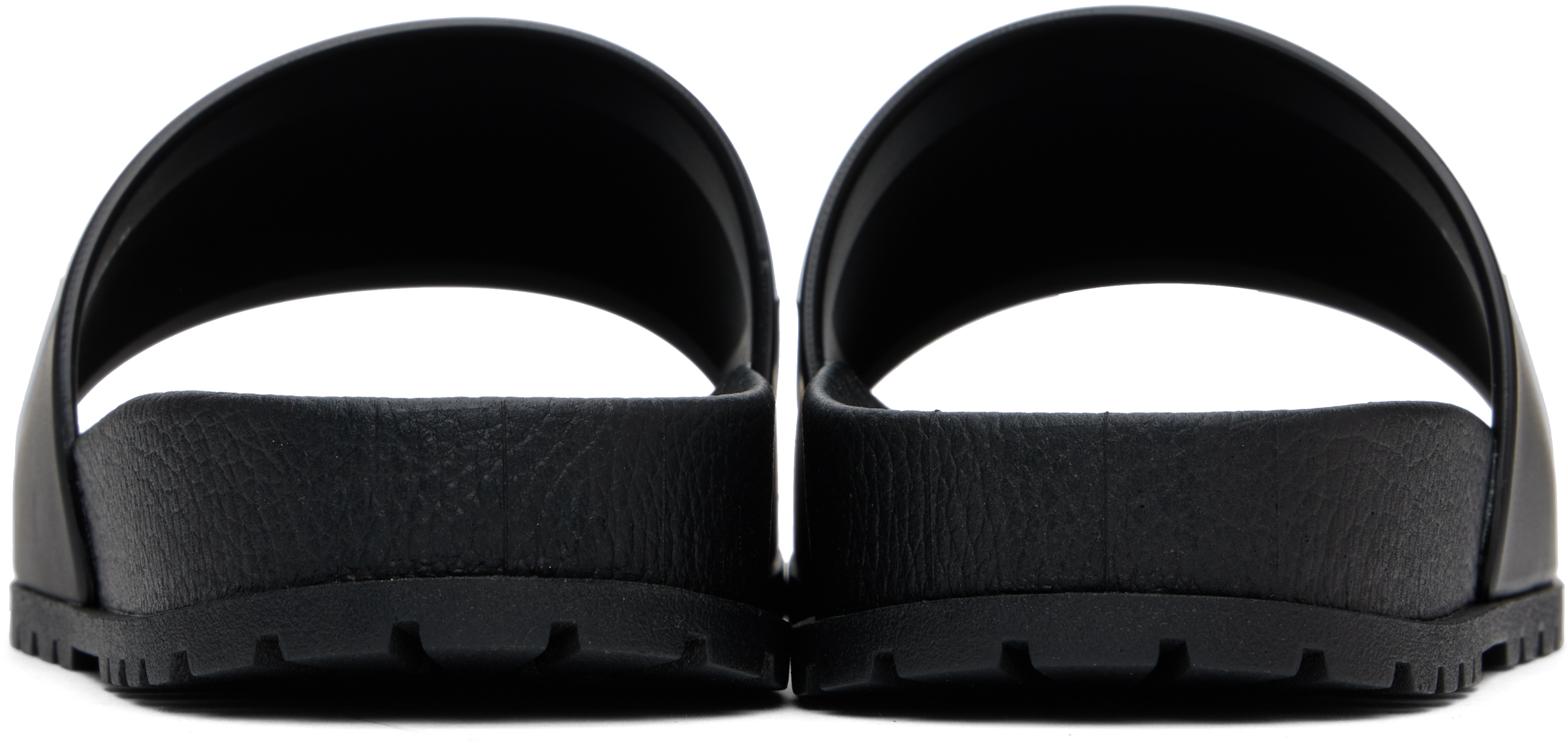 Versace Jeans Couture Black Logo Shelly Pool Slides In E899 Black