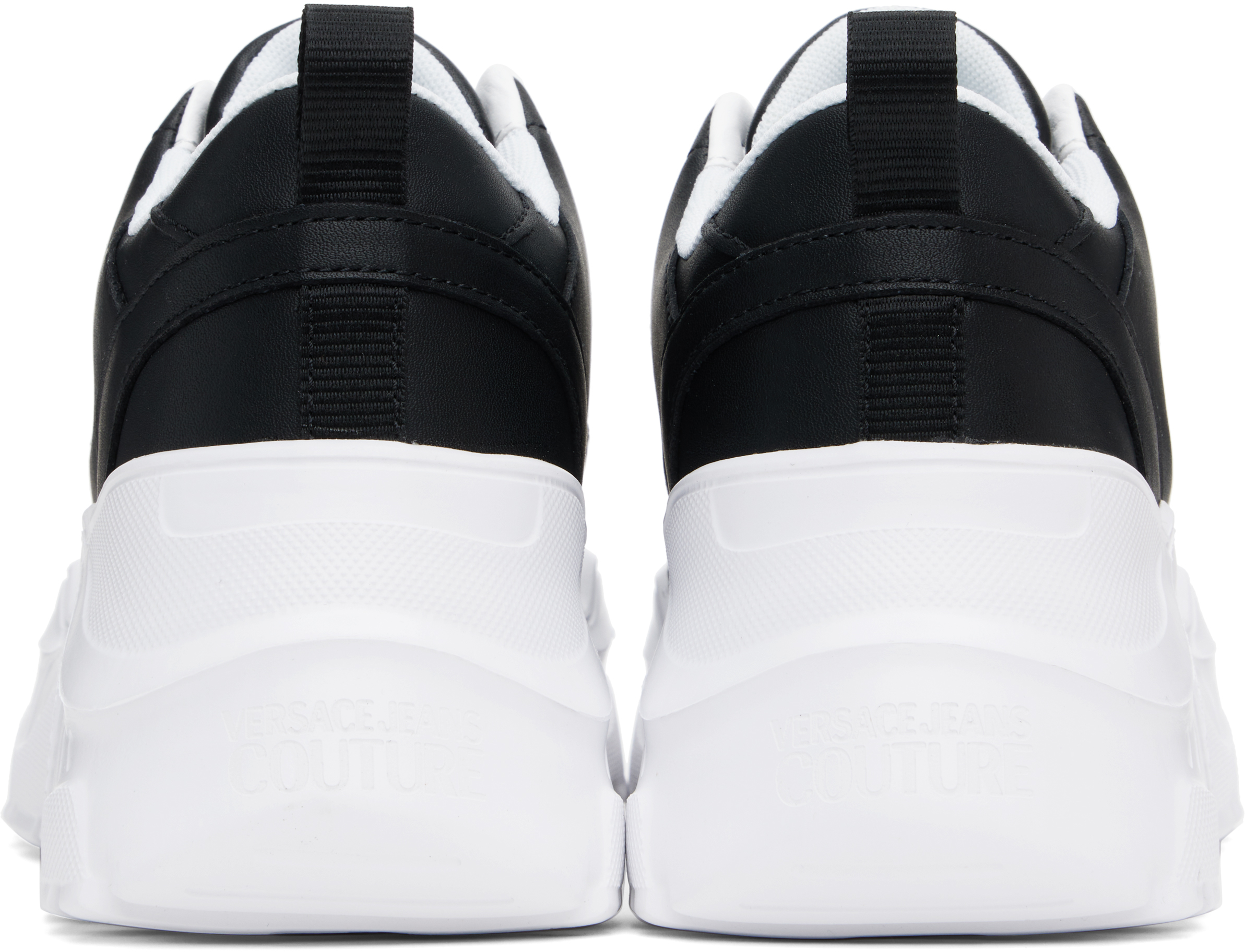 VERSACE JEANS COUTURE BLACK SPEEDTRACK SNEAKERS