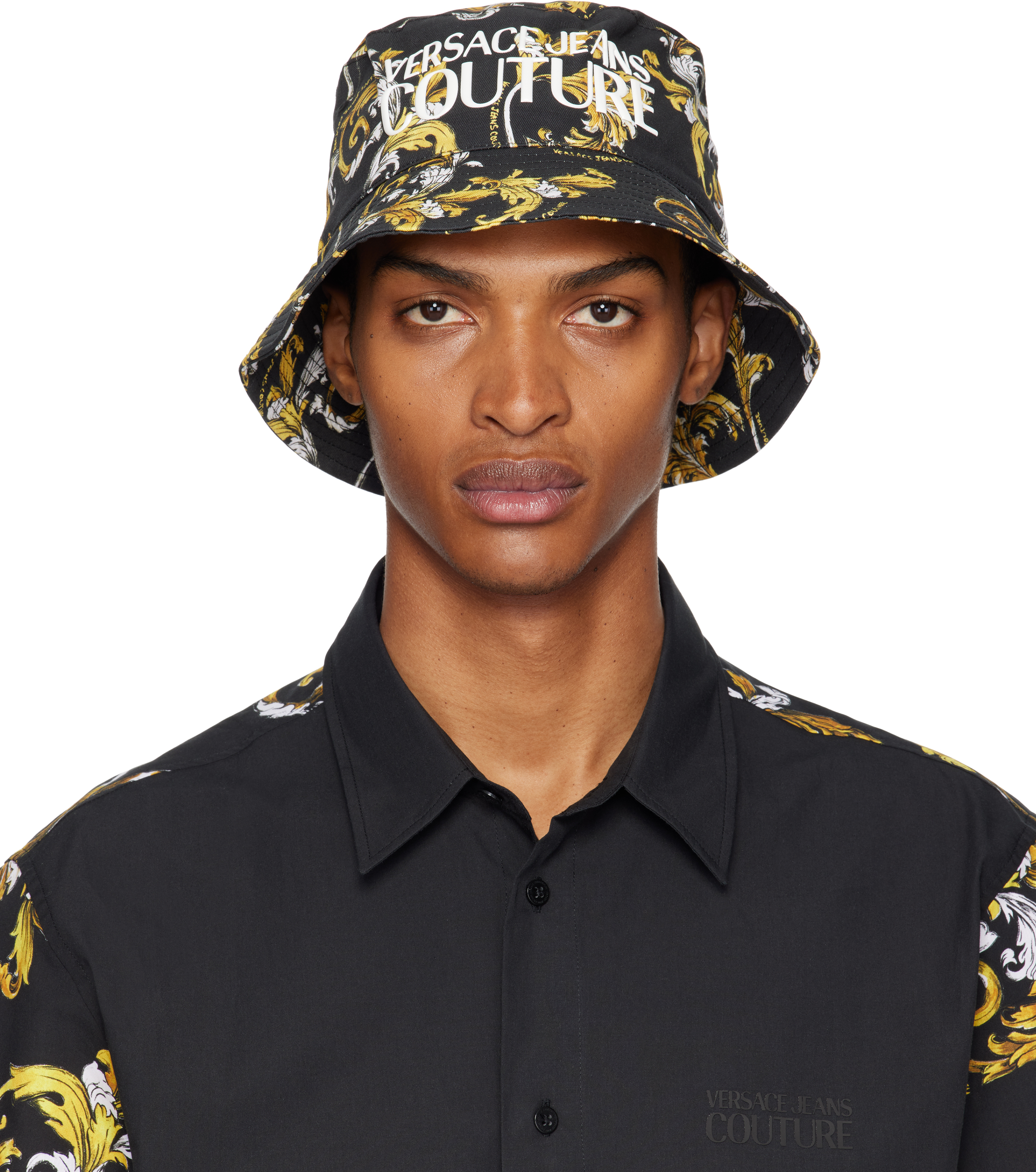 【関税込み】Versace バケットハット ＆ ビーチハット バケットハット VERSACE(ヴェルサーチェ) ハット(メンズ) - 海外