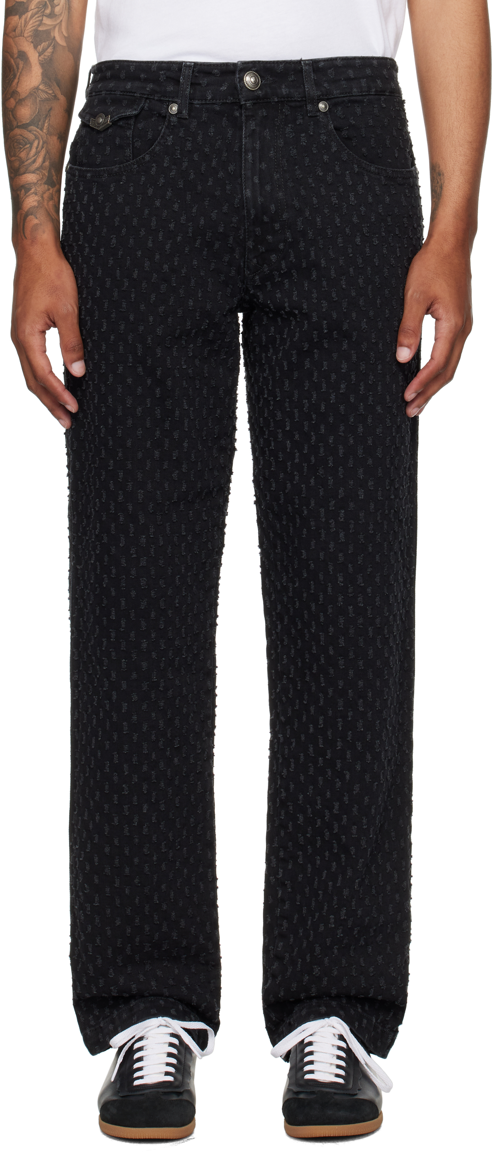 Black 5-Pocket Jeans