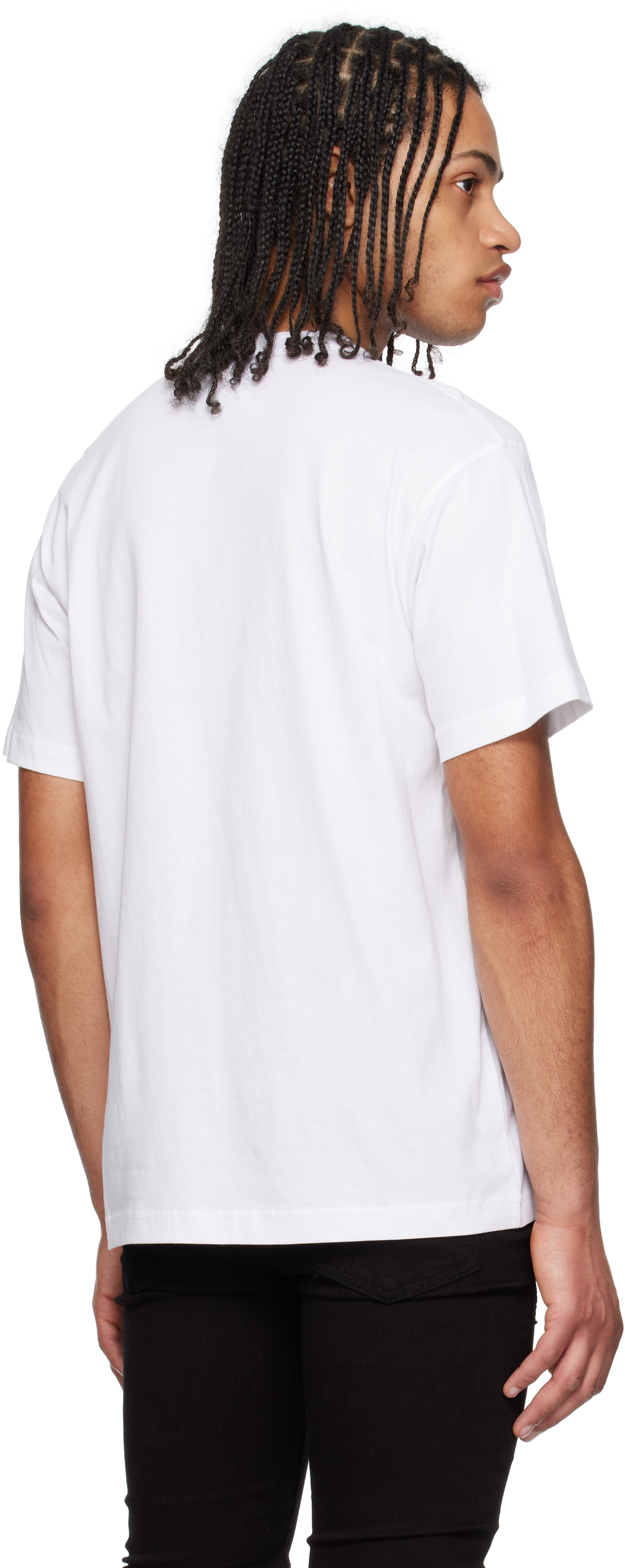 VERSACE JEANS COUTURE WHITE LOGO T-SHIRT 